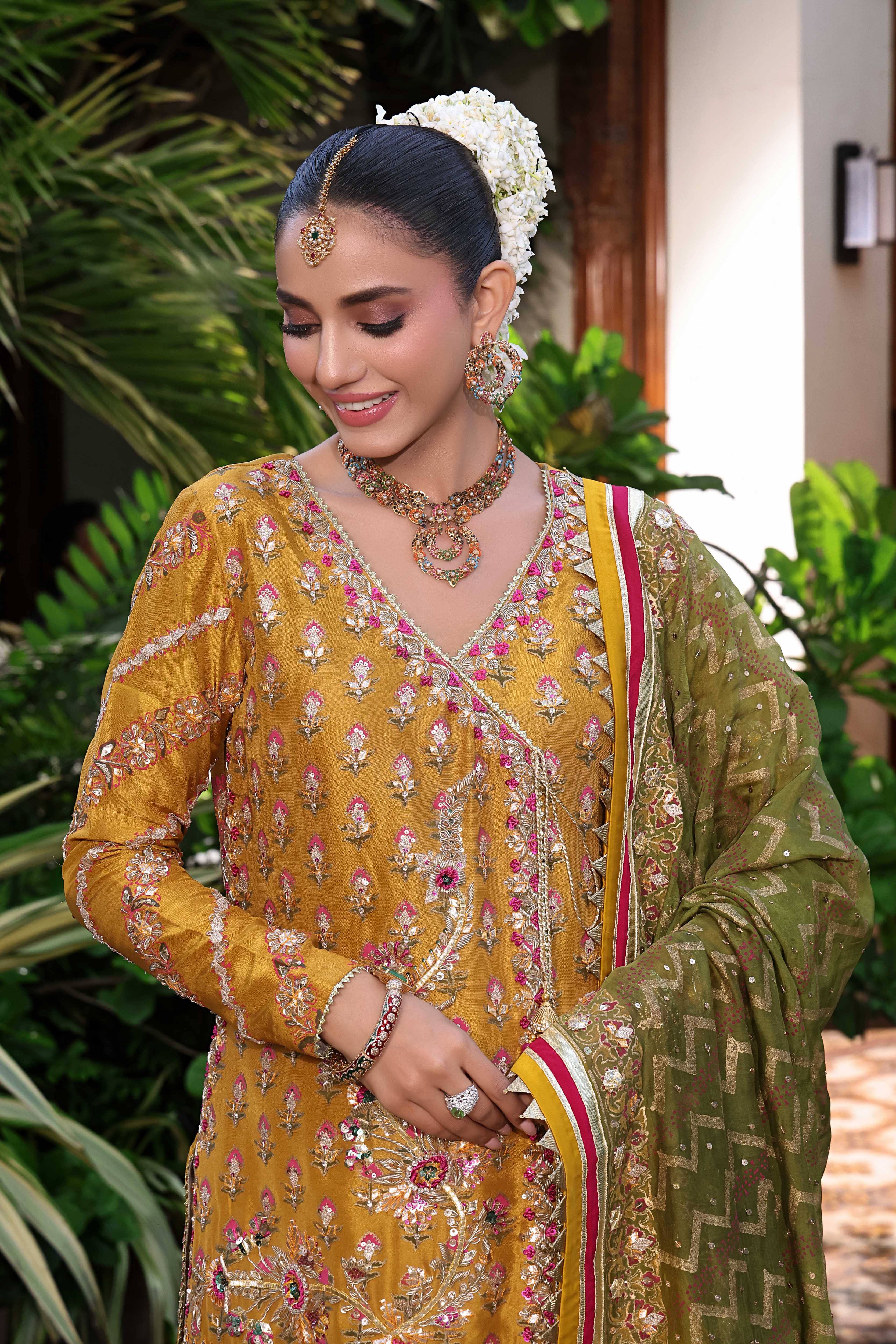 Nur e Amber Pallazo Set