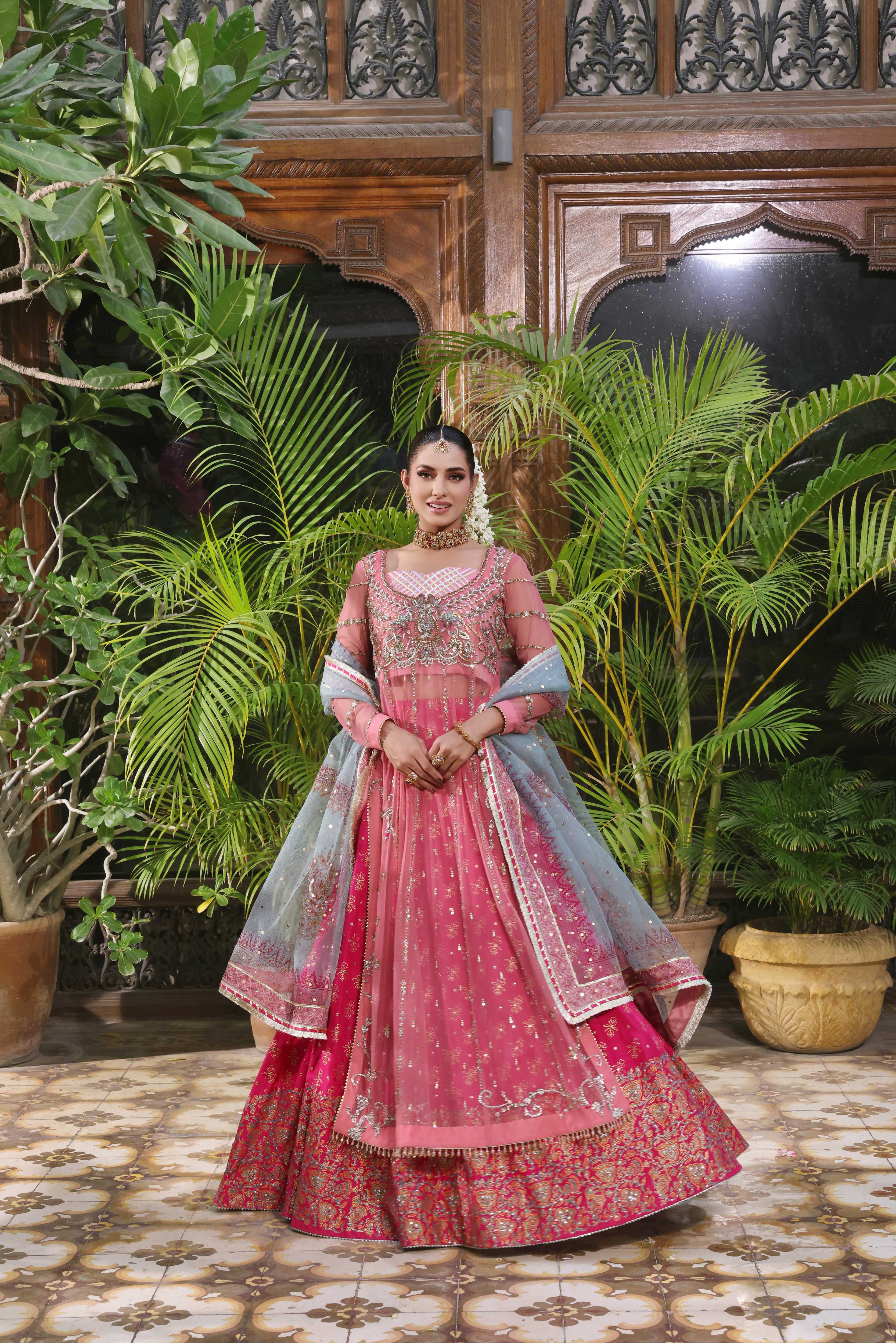 Bubble Pink Nur Anarkali