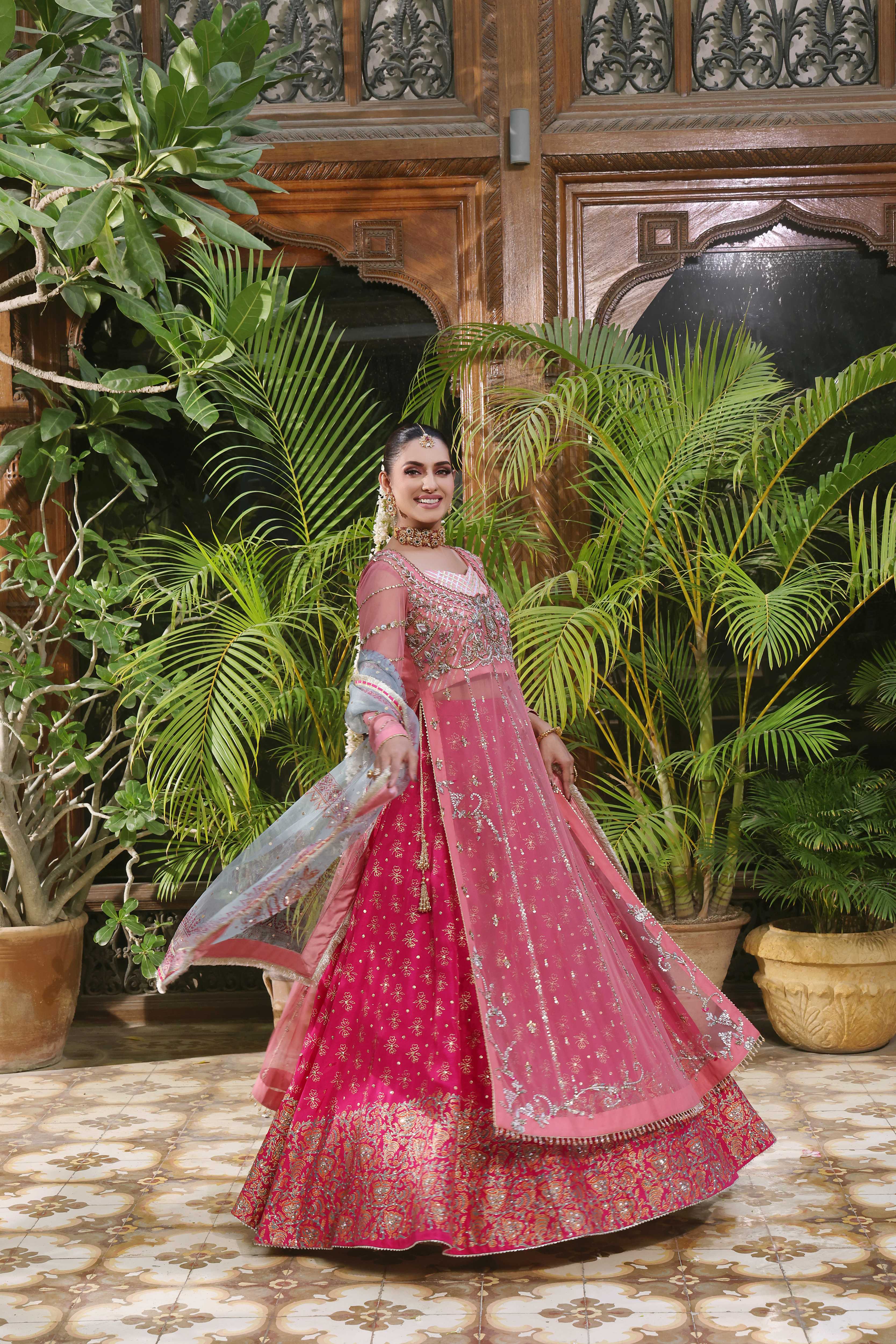 Bubble Pink Nur Anarkali
