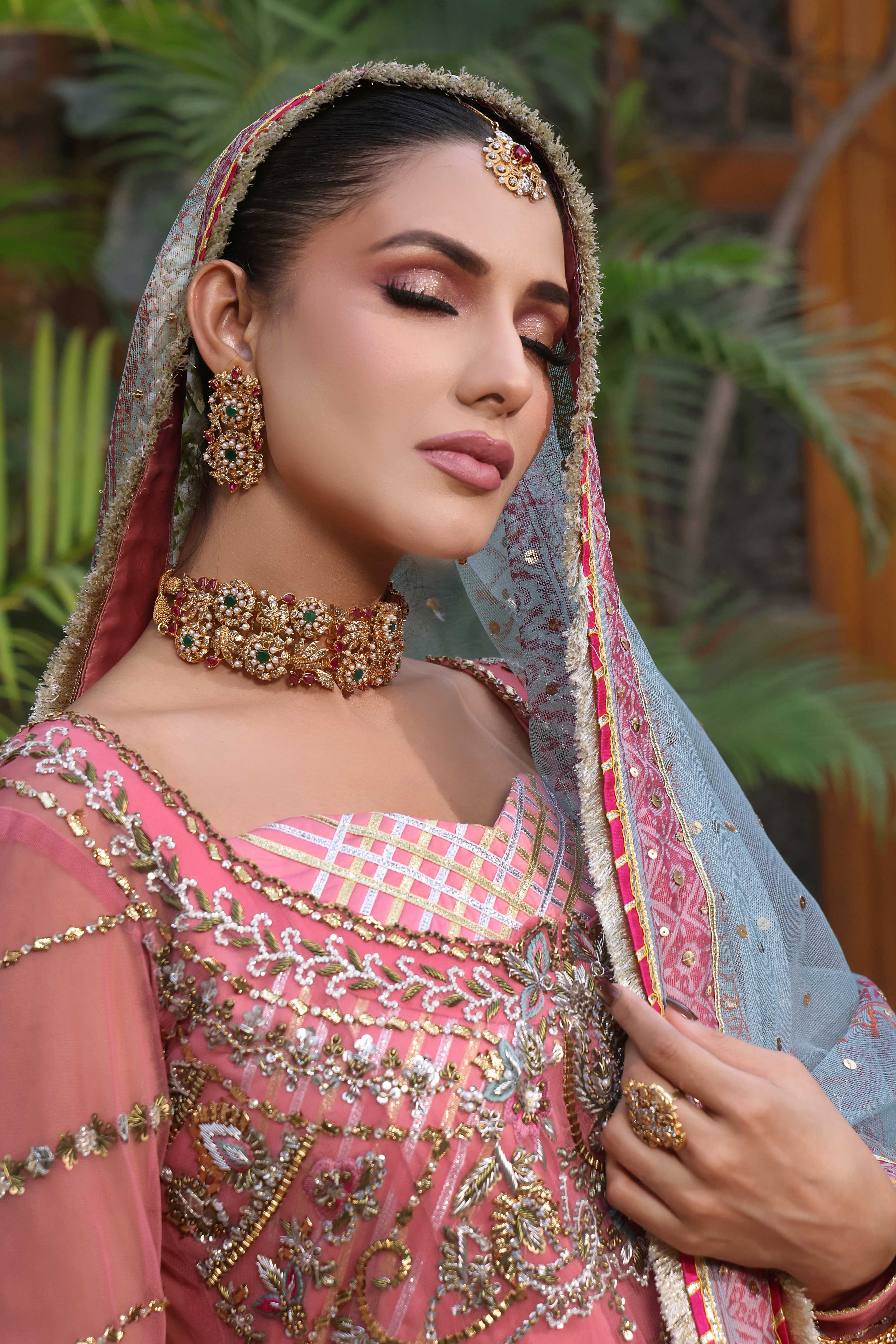 Bubble Pink Nur Anarkali