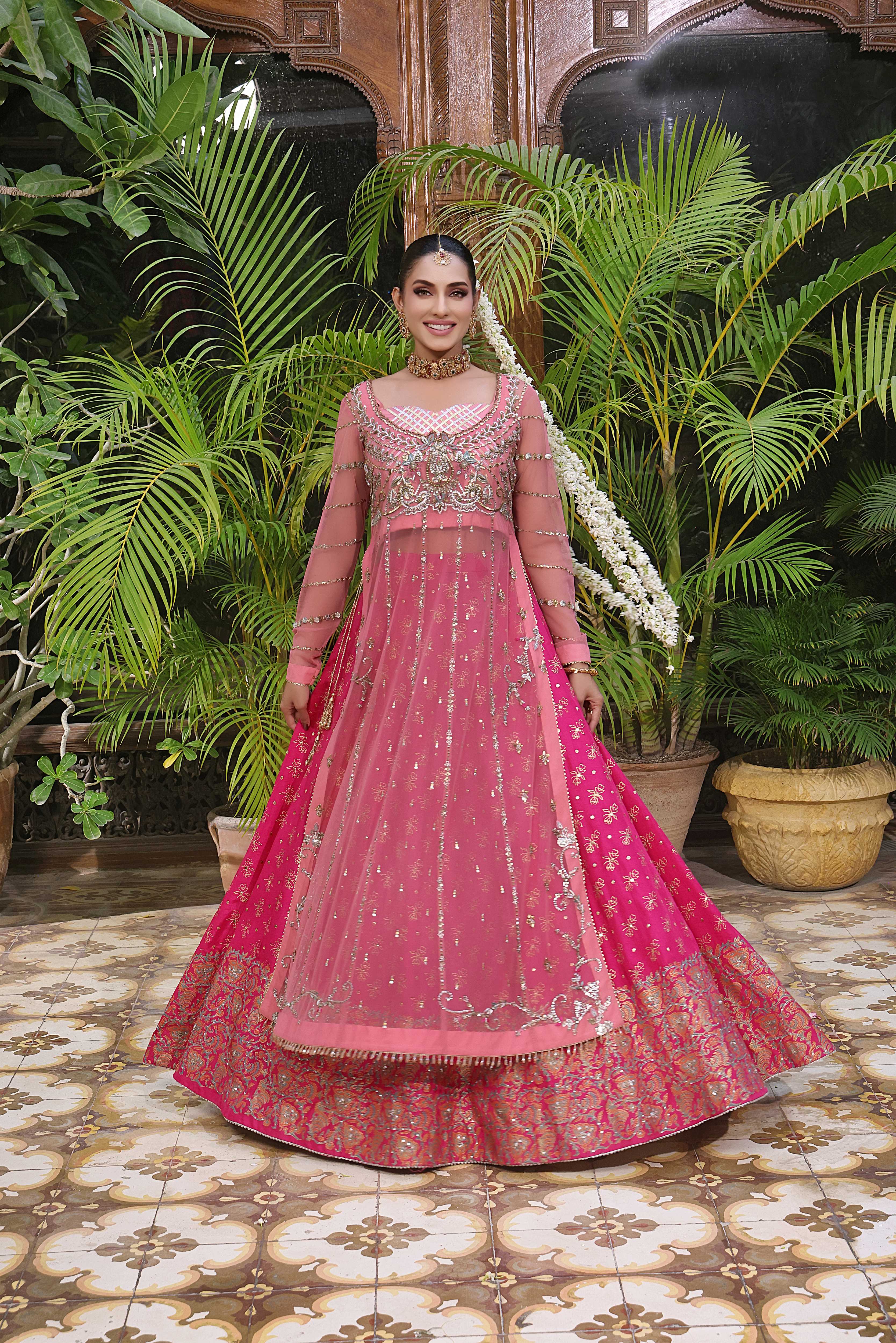 Bubble Pink Nur Anarkali