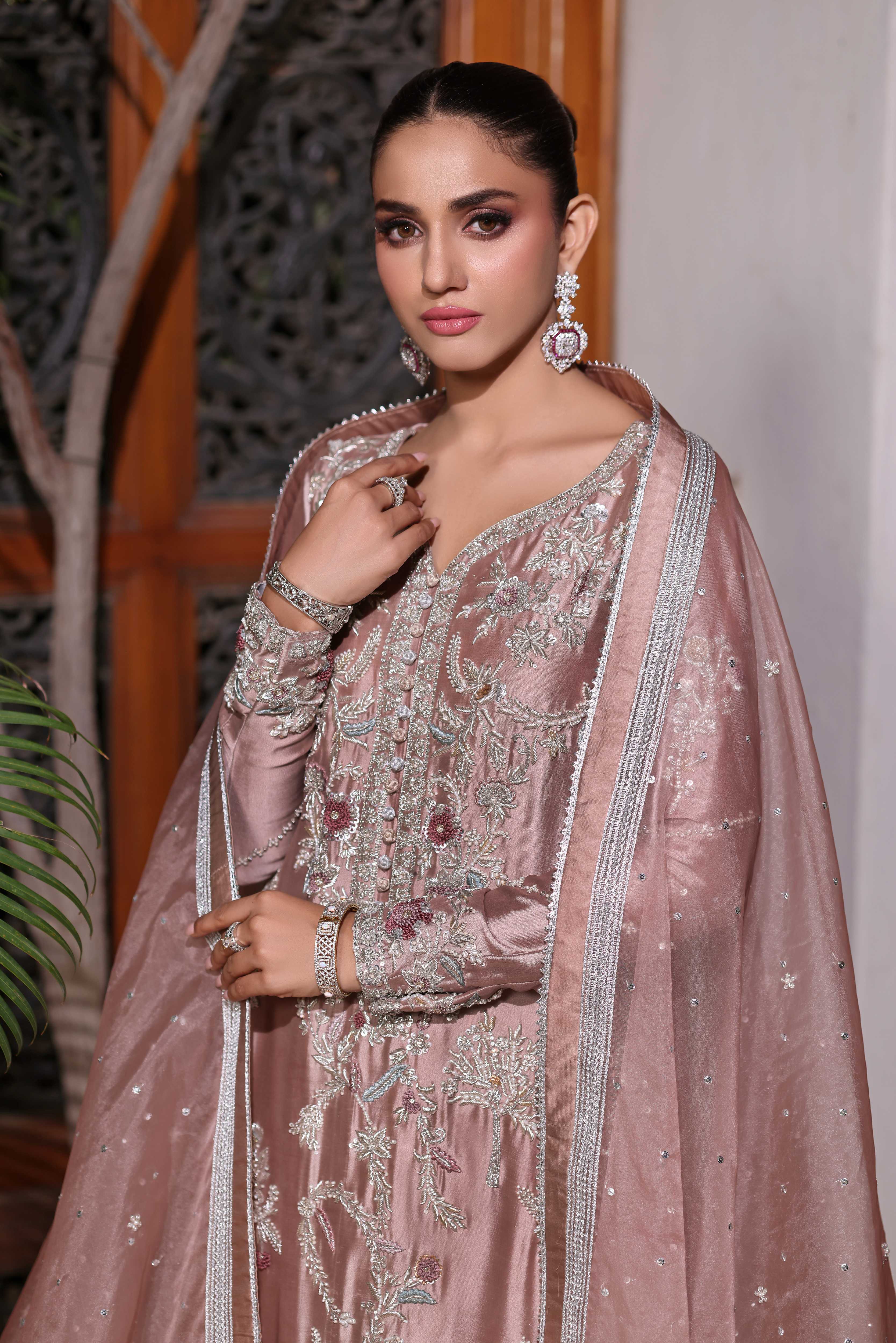 Nude Mocha Luxe Kaftan Set