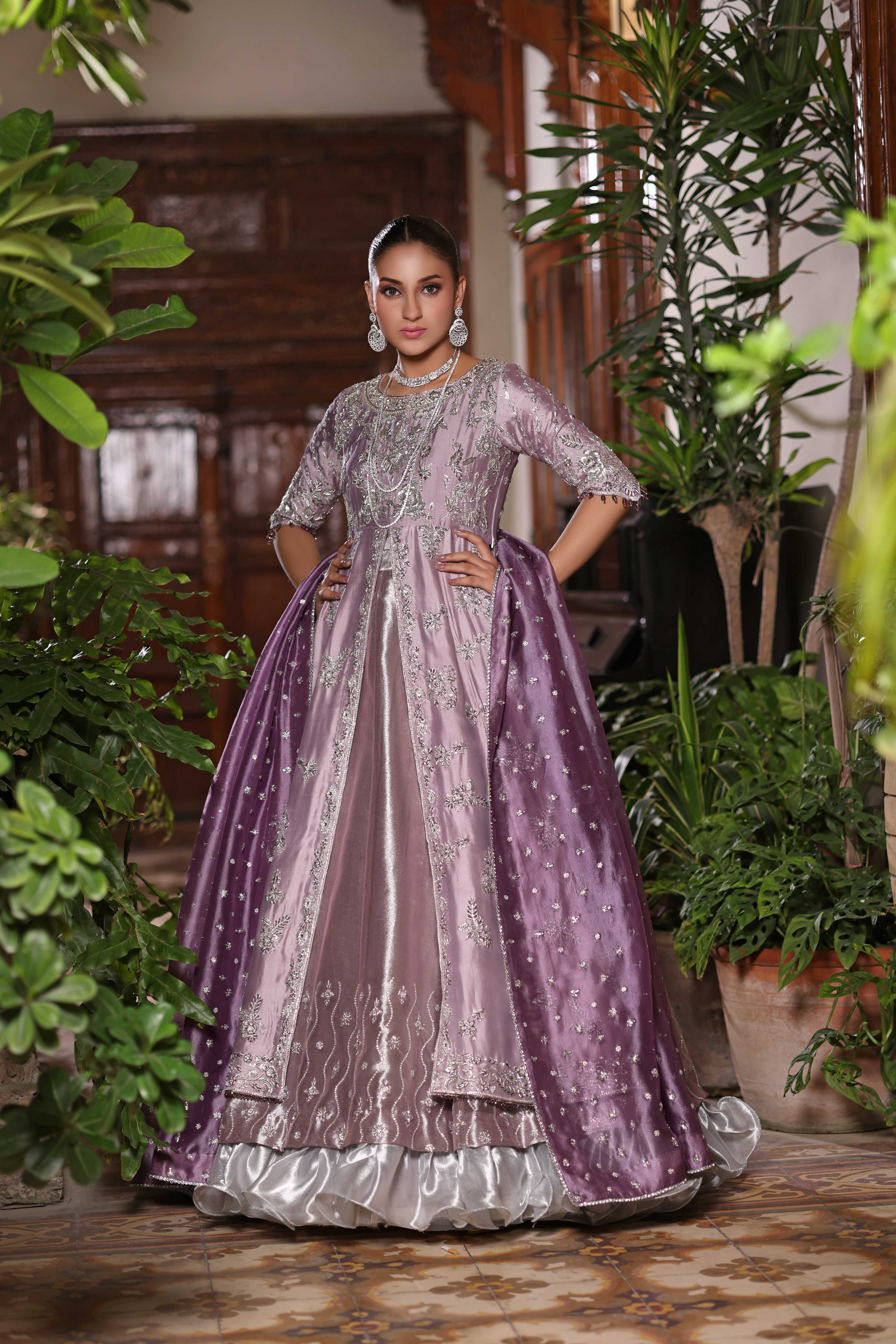 Nur-e-Lilac Lehnga JS
