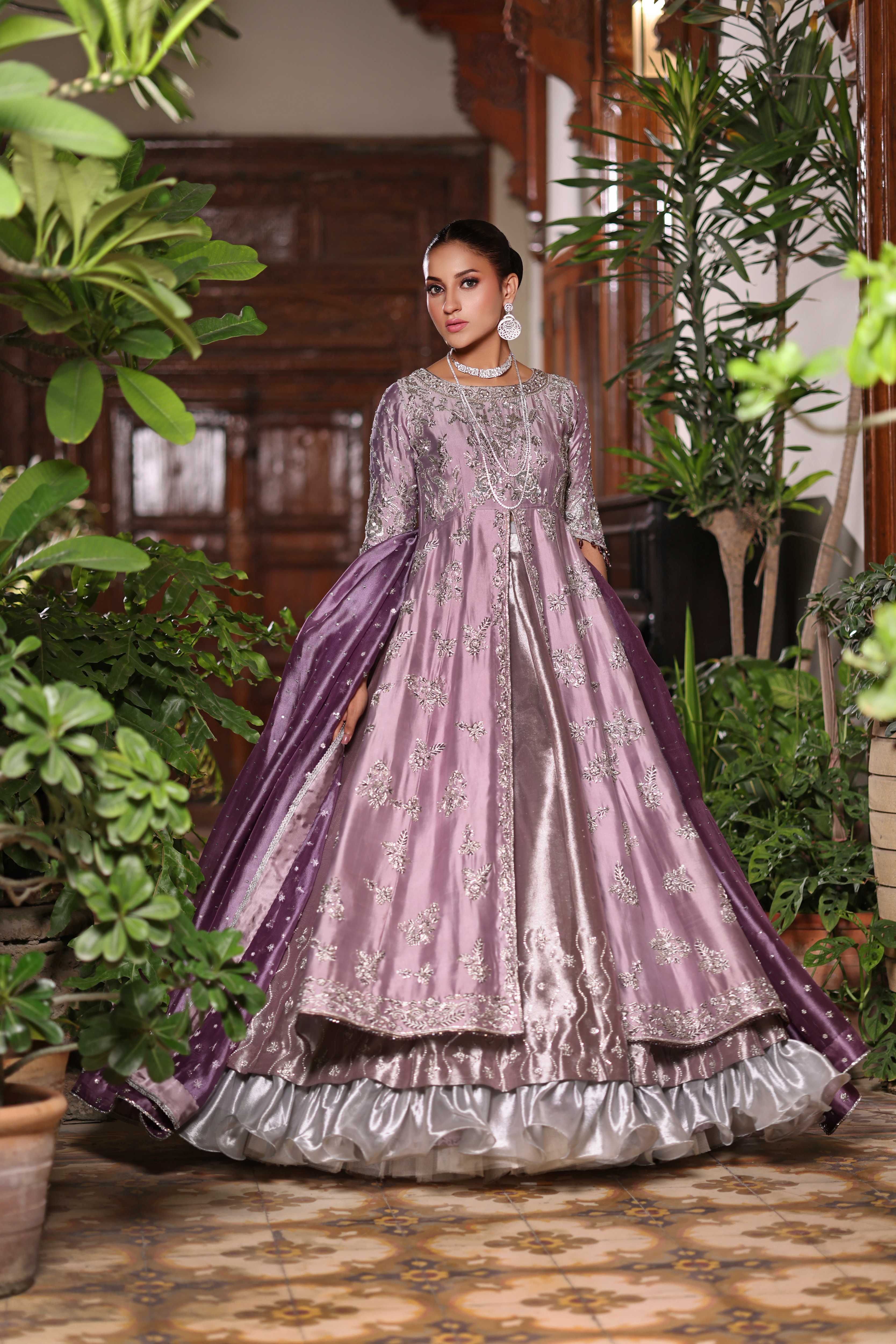 Nur-e-Lilac Lehnga JS
