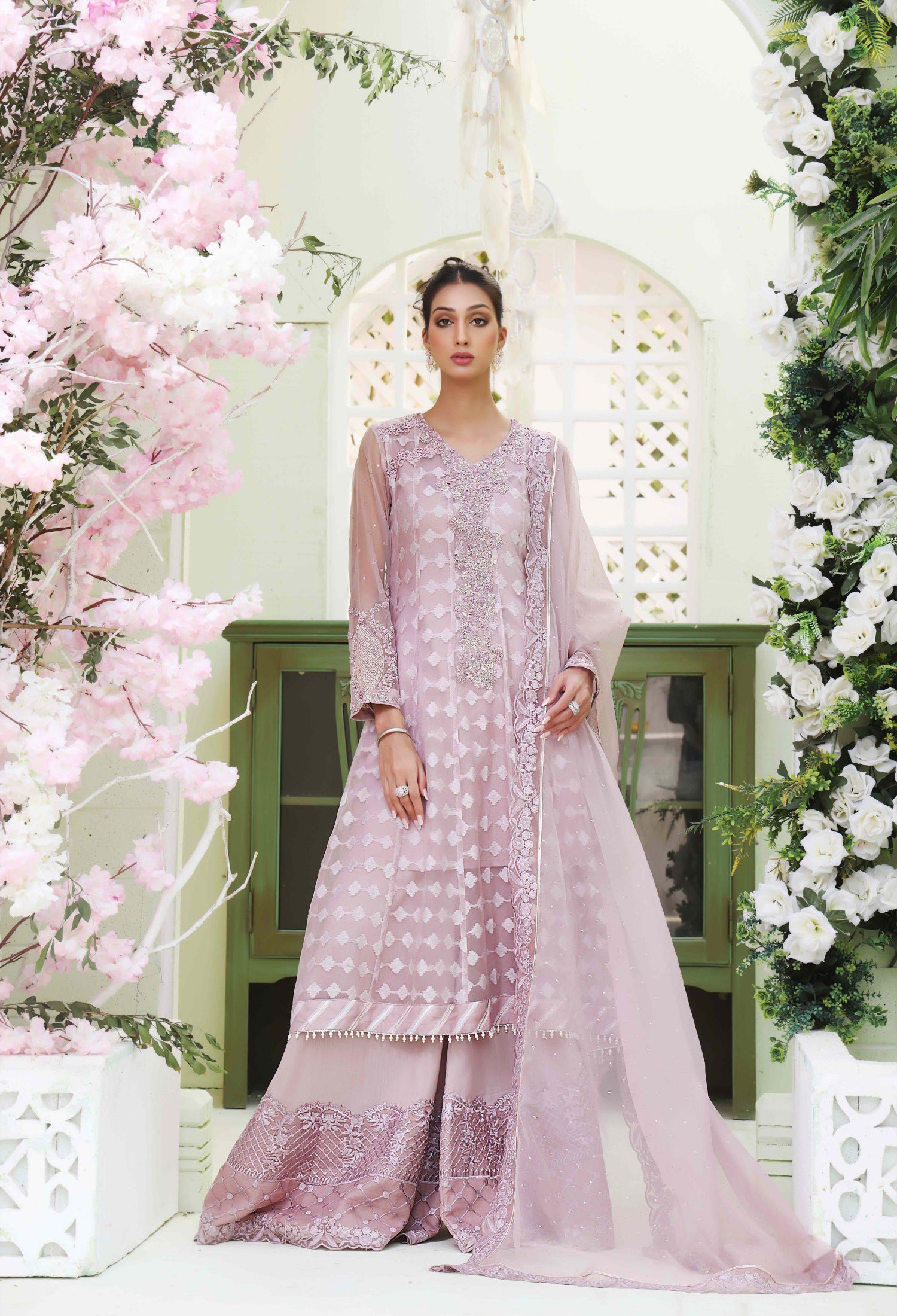 Lavender High Low Outfit