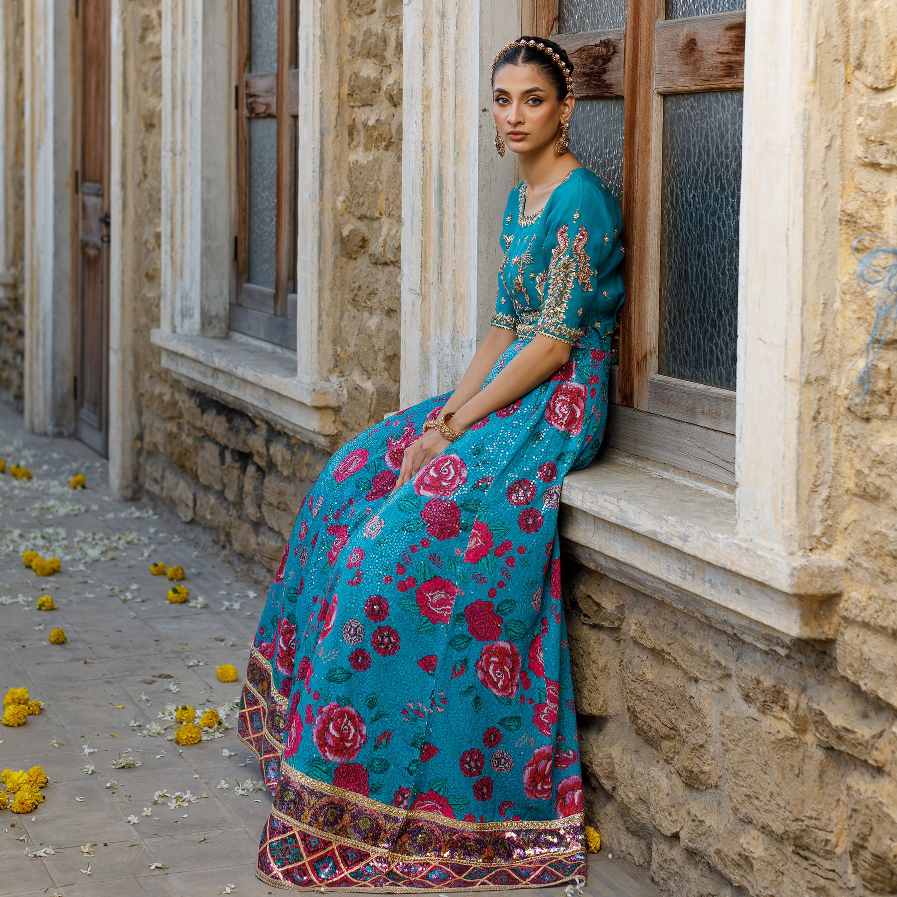 Turquoise Zohra Floral LC