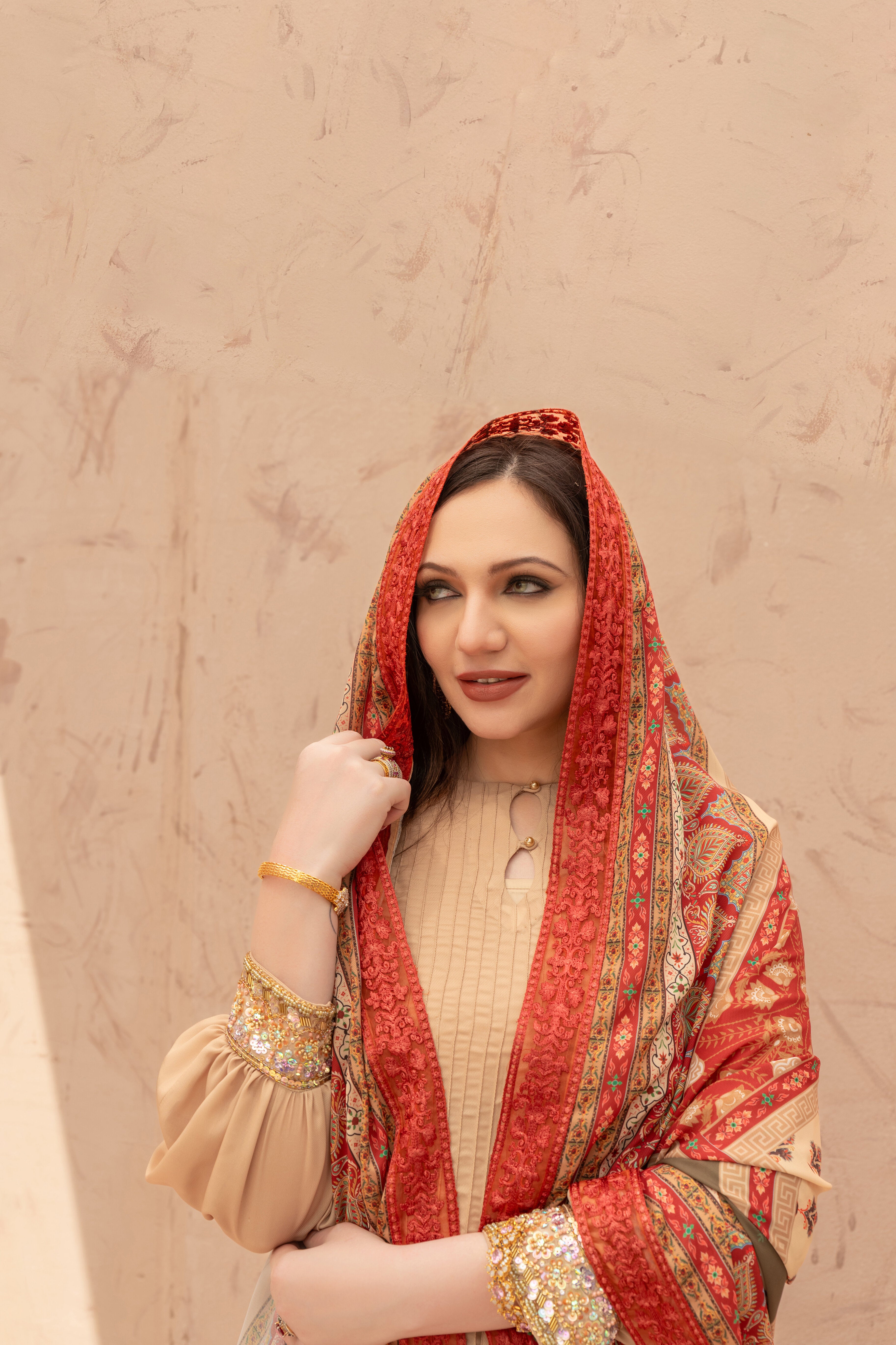 Ivory Maroon TPS outfit