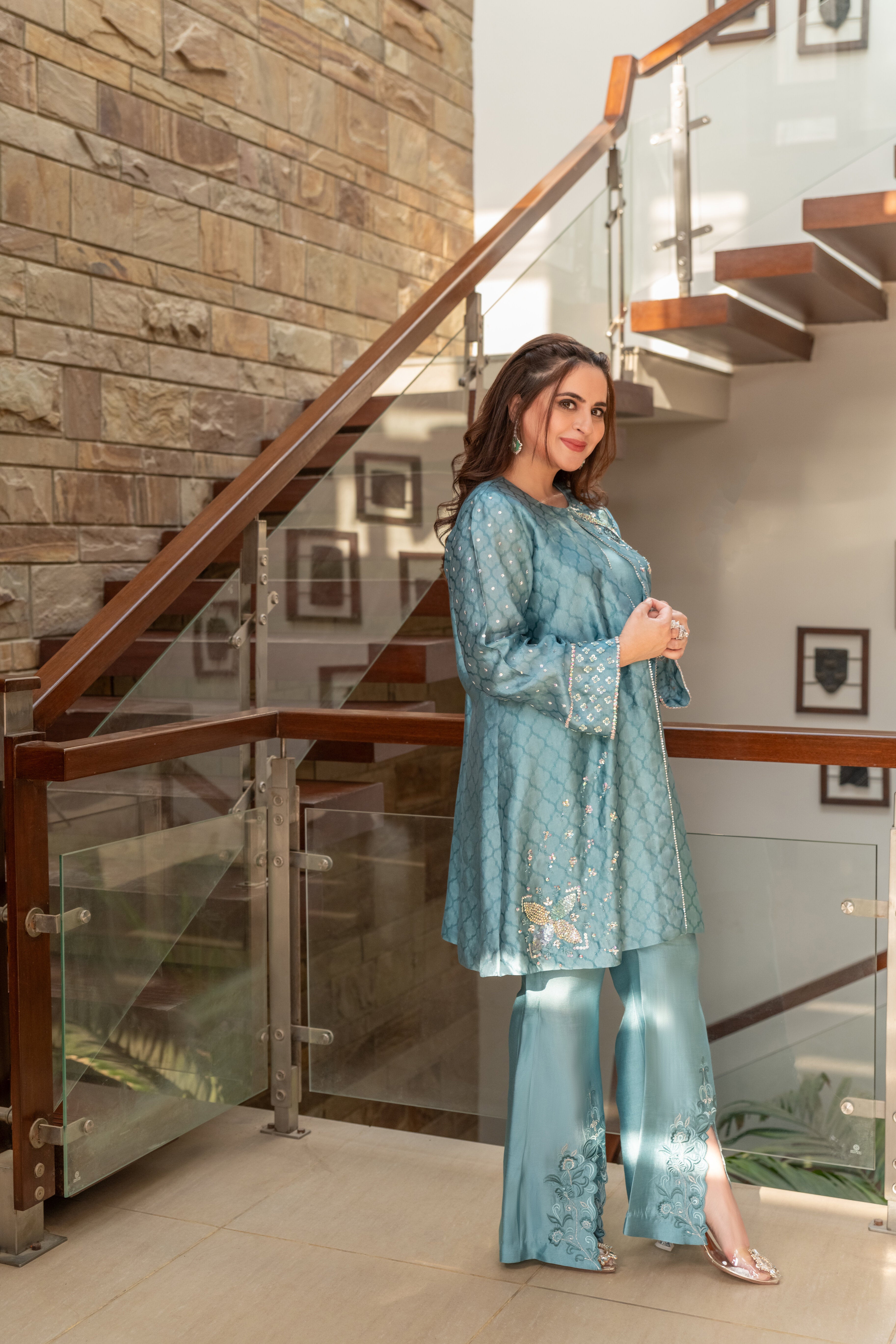 Periwinkle Sheesha Jacket