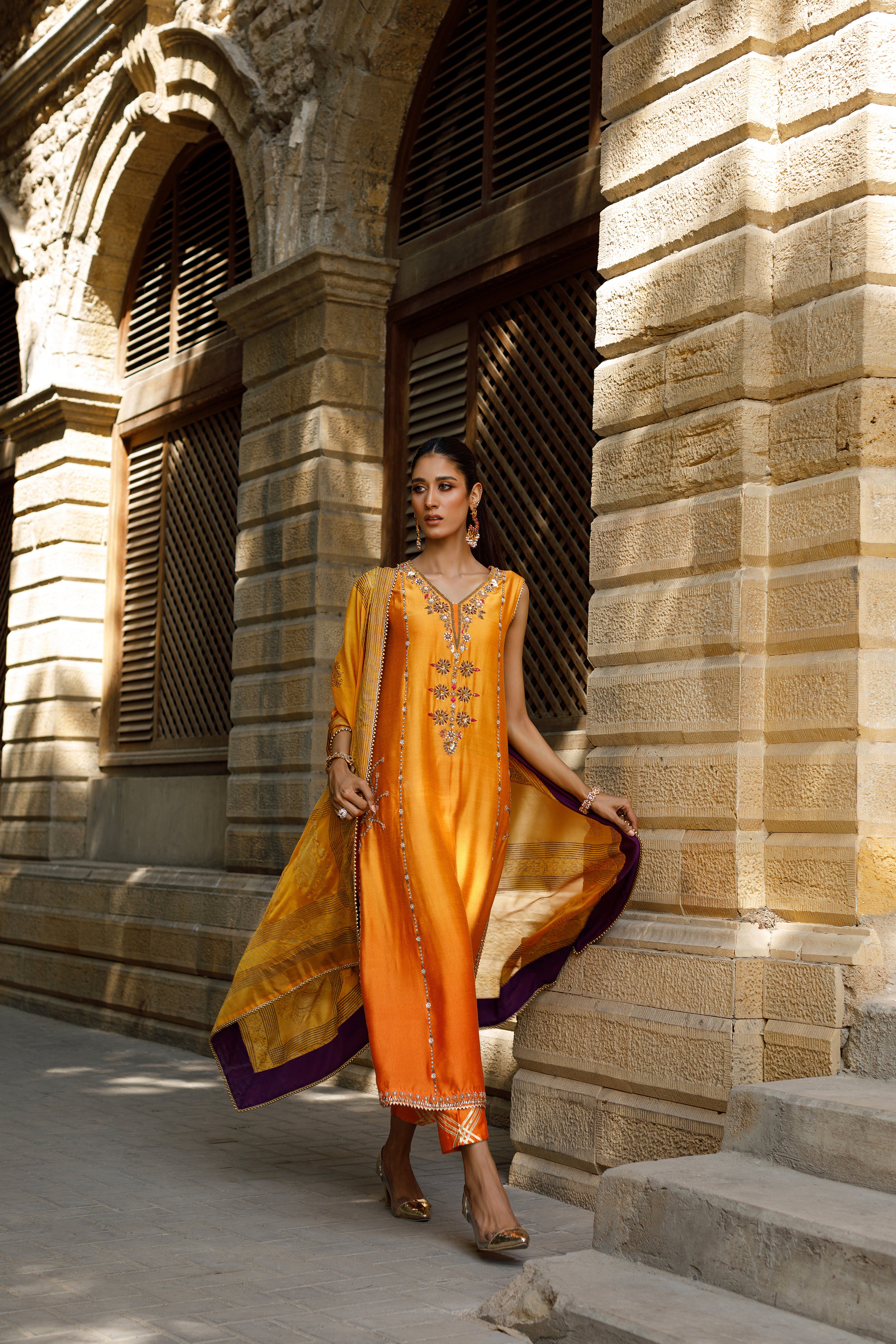 Peela Shaded Zohra Outfit