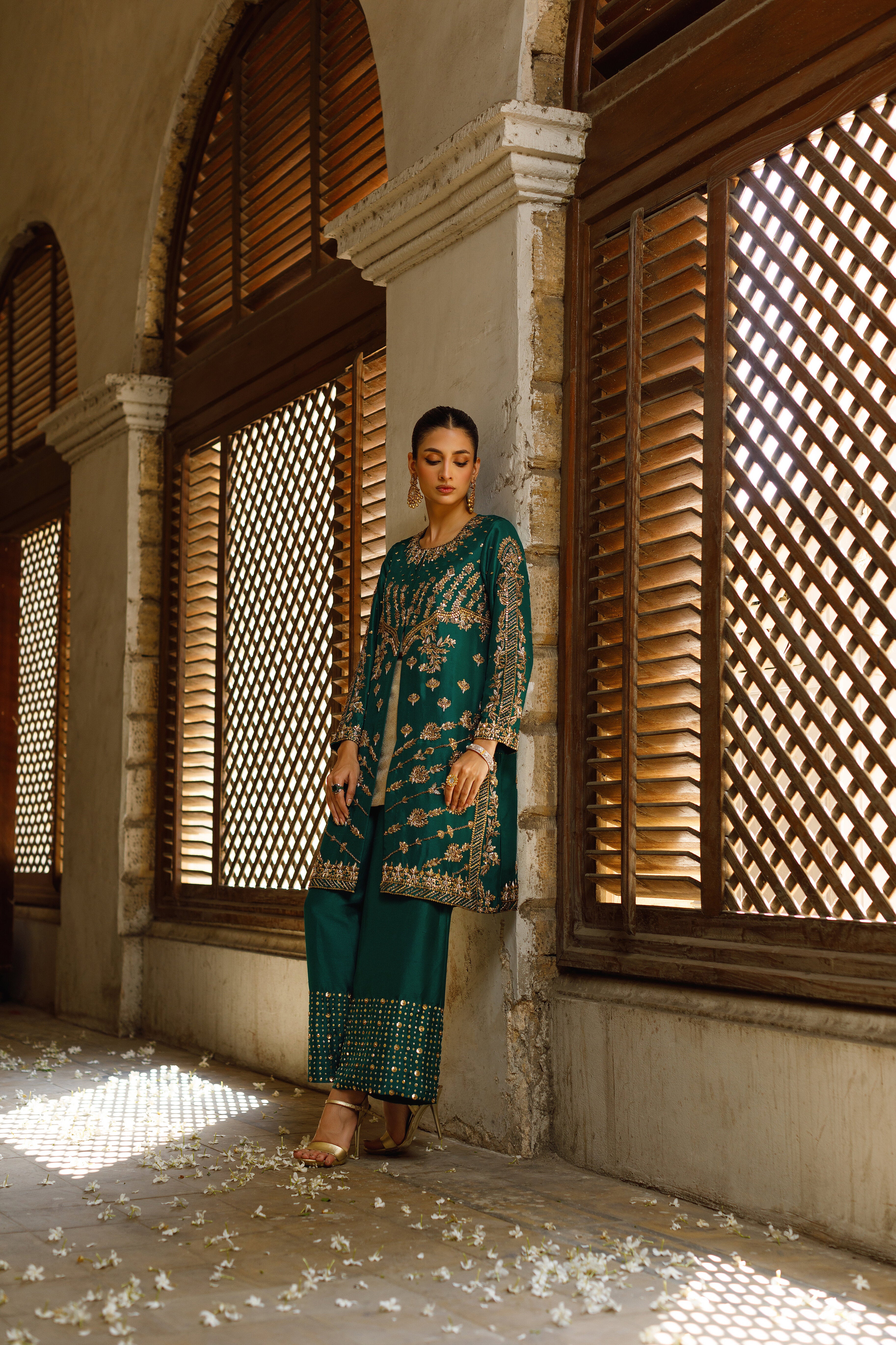Emerald Green Zohra Jacket