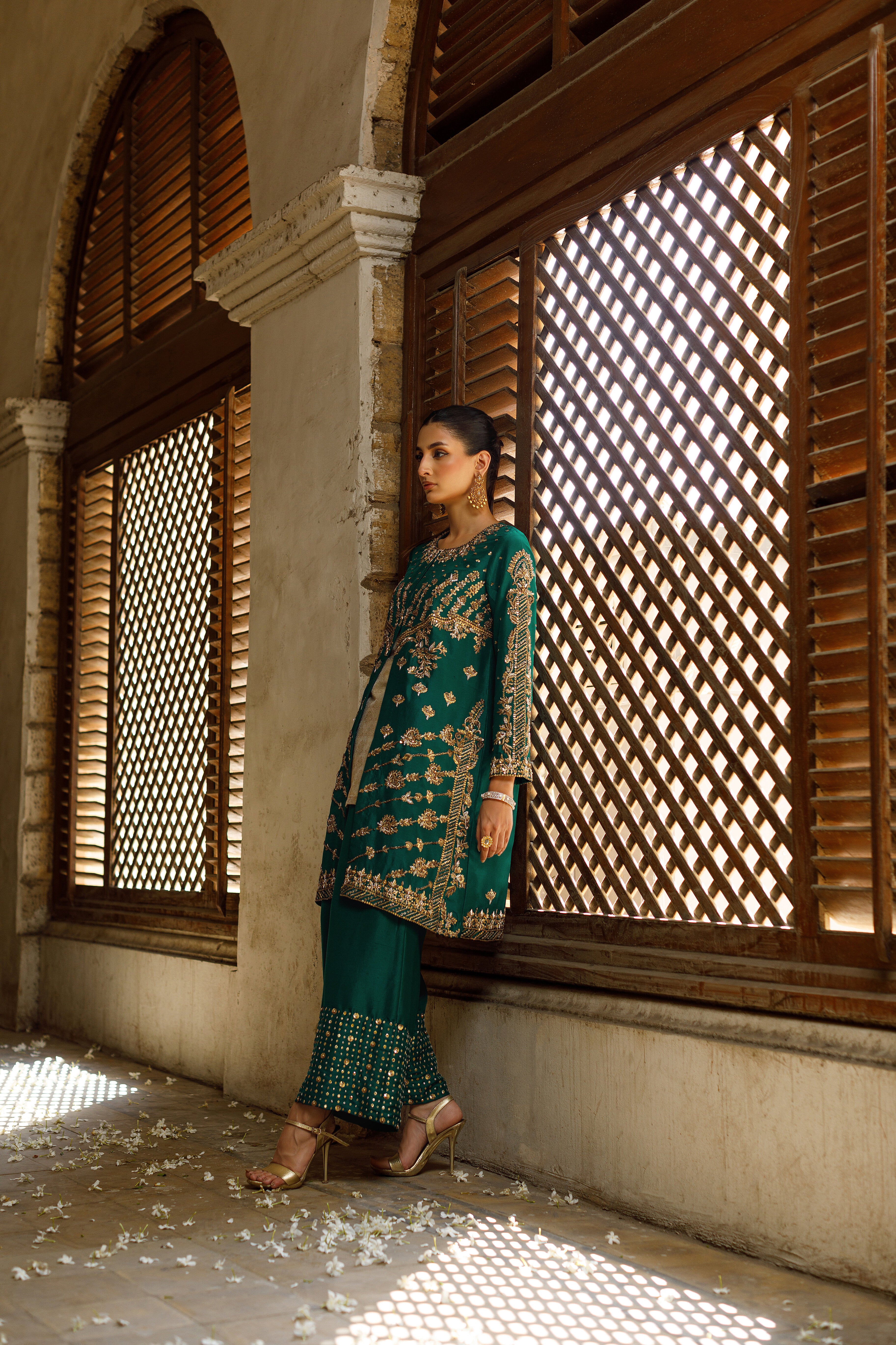 Emerald Green Zohra Jacket