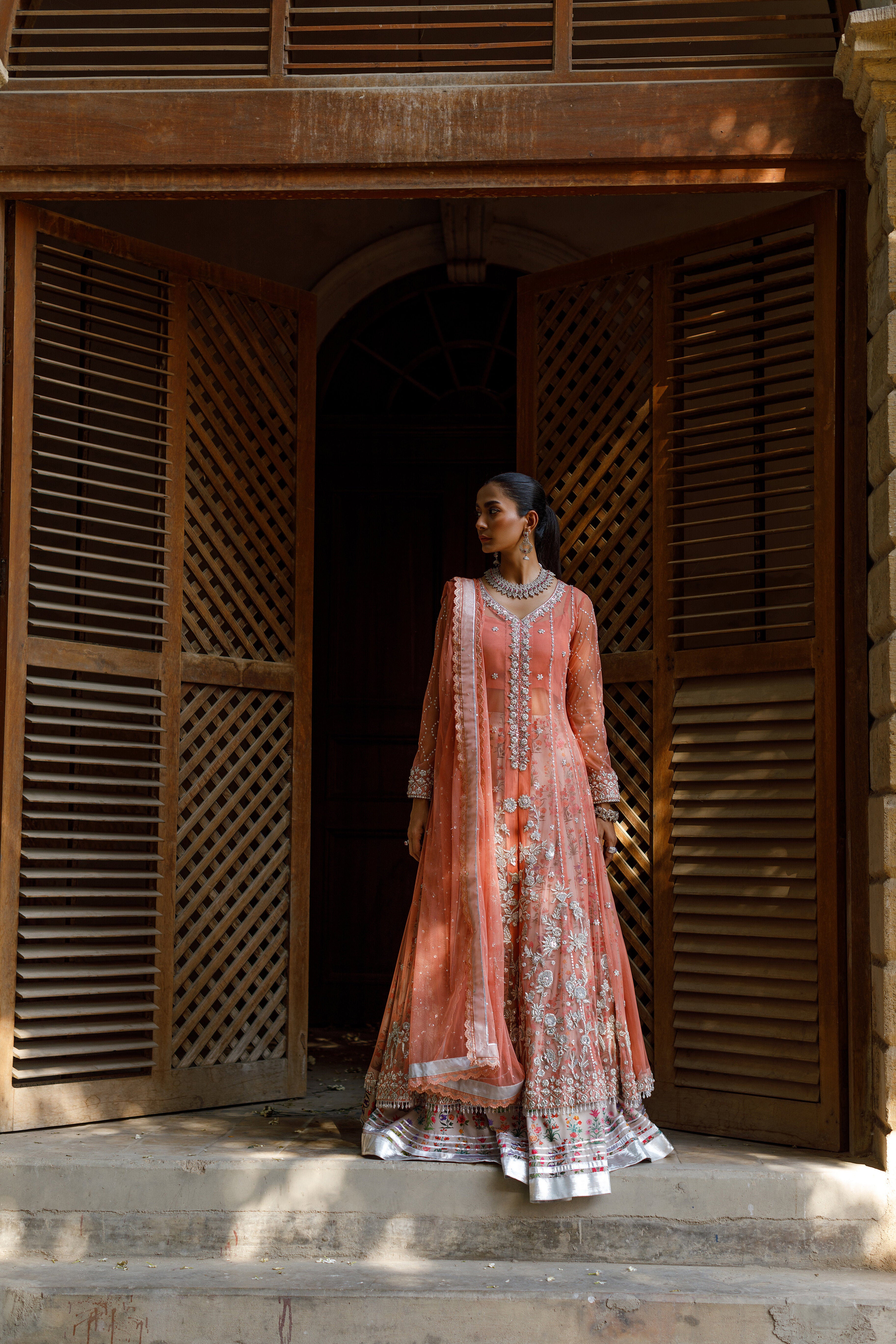 Burnt Peach Zohra Jacket