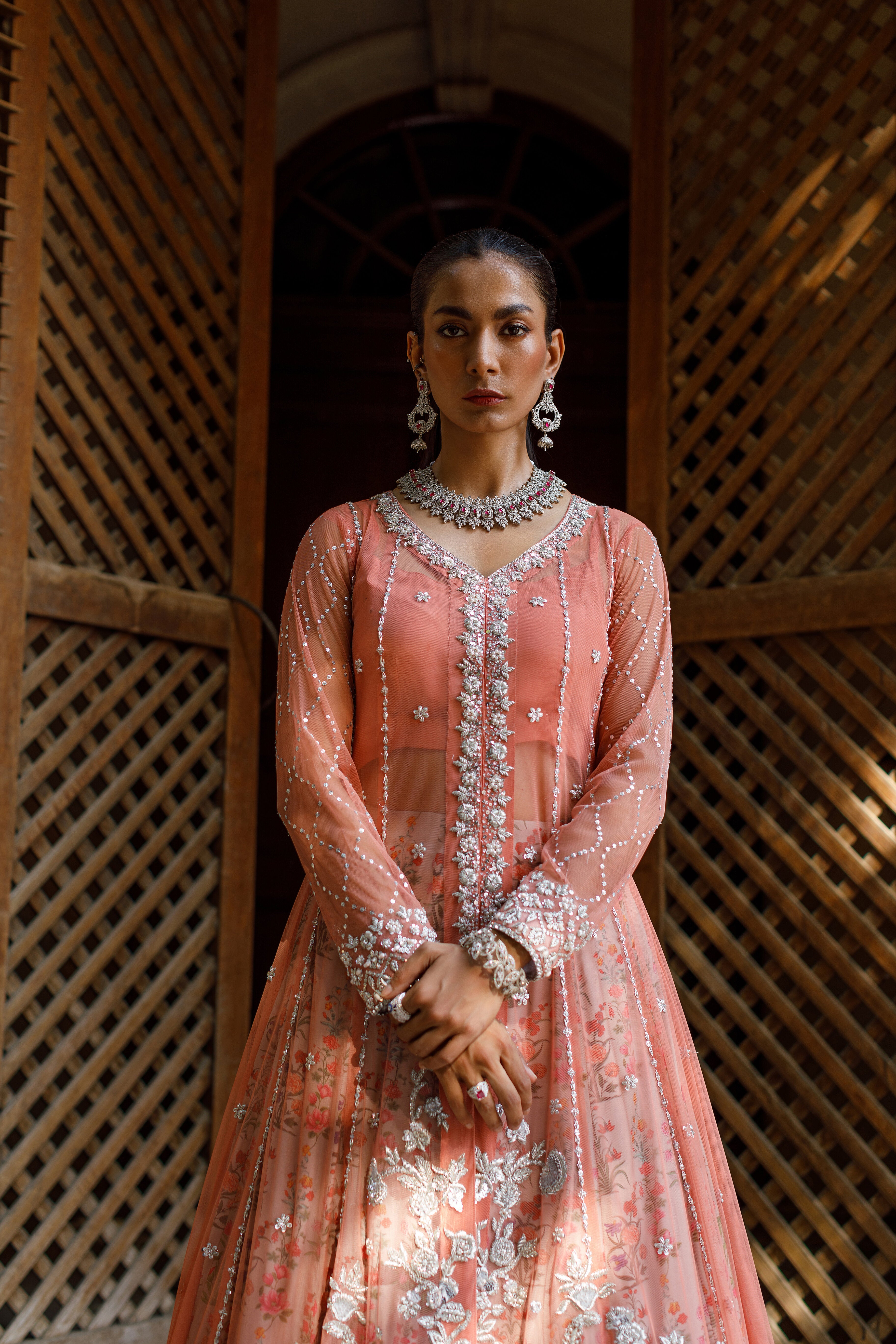 Burnt Peach Zohra Jacket