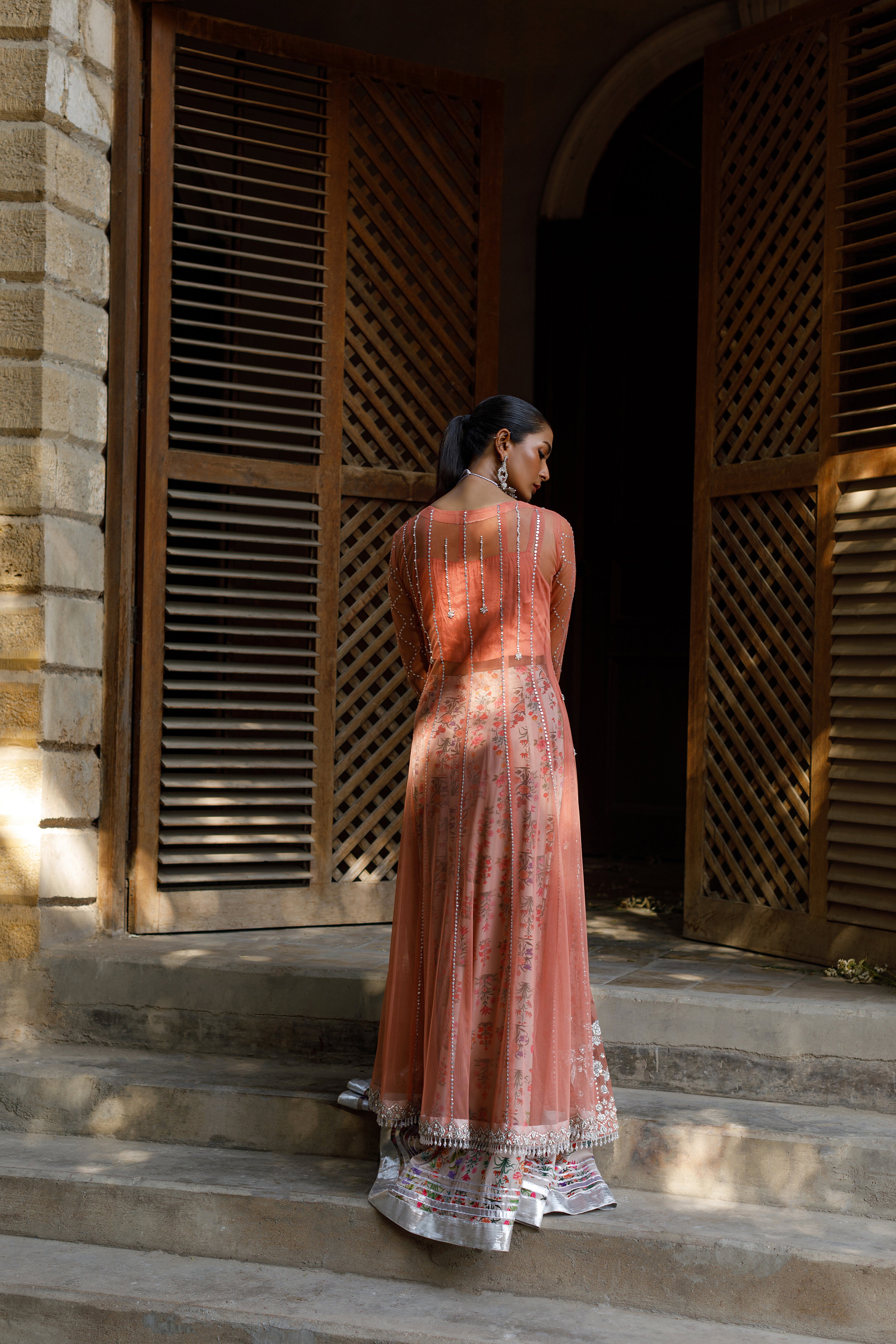 Burnt Peach Zohra Jacket