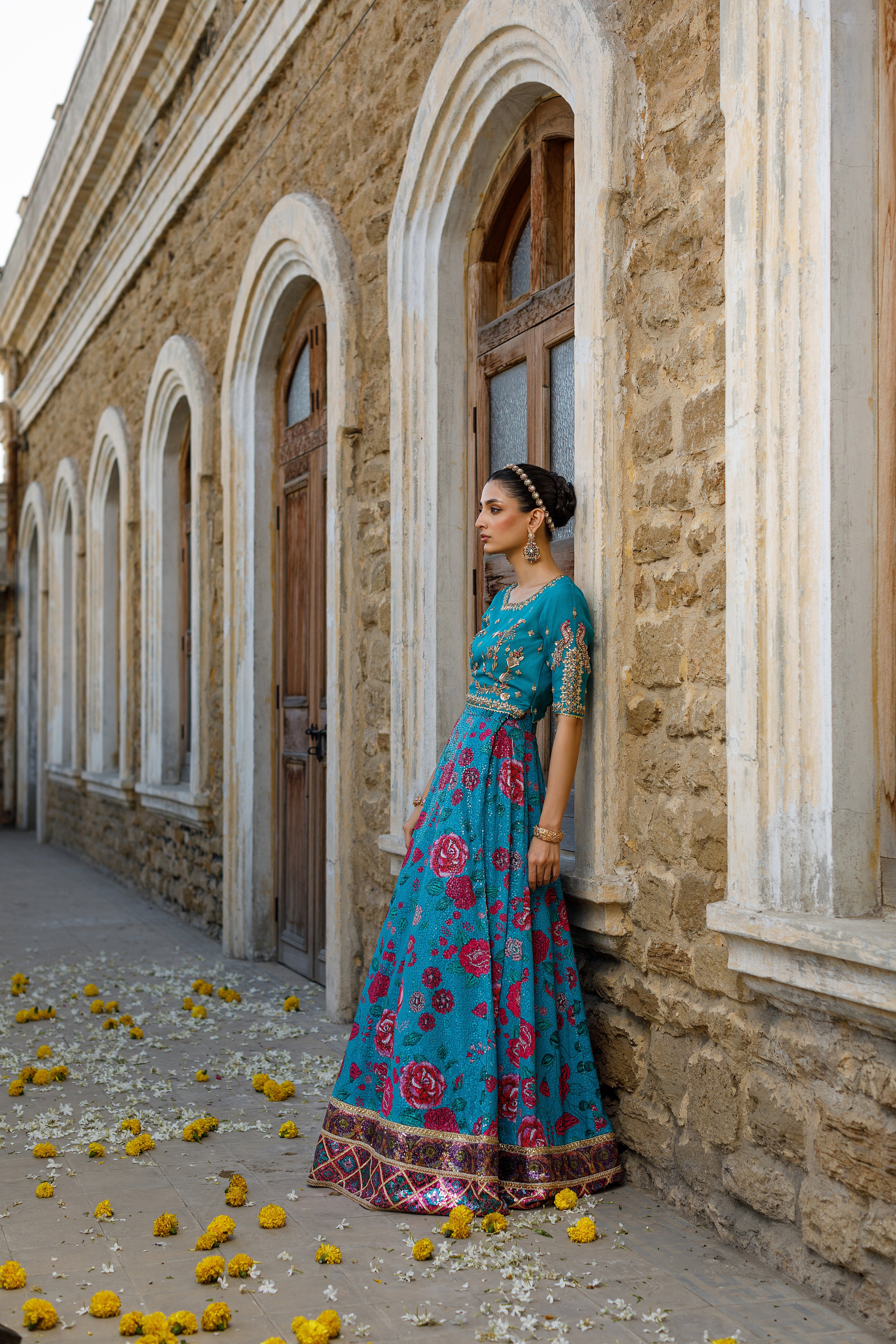 Turquoise Zohra Floral LC