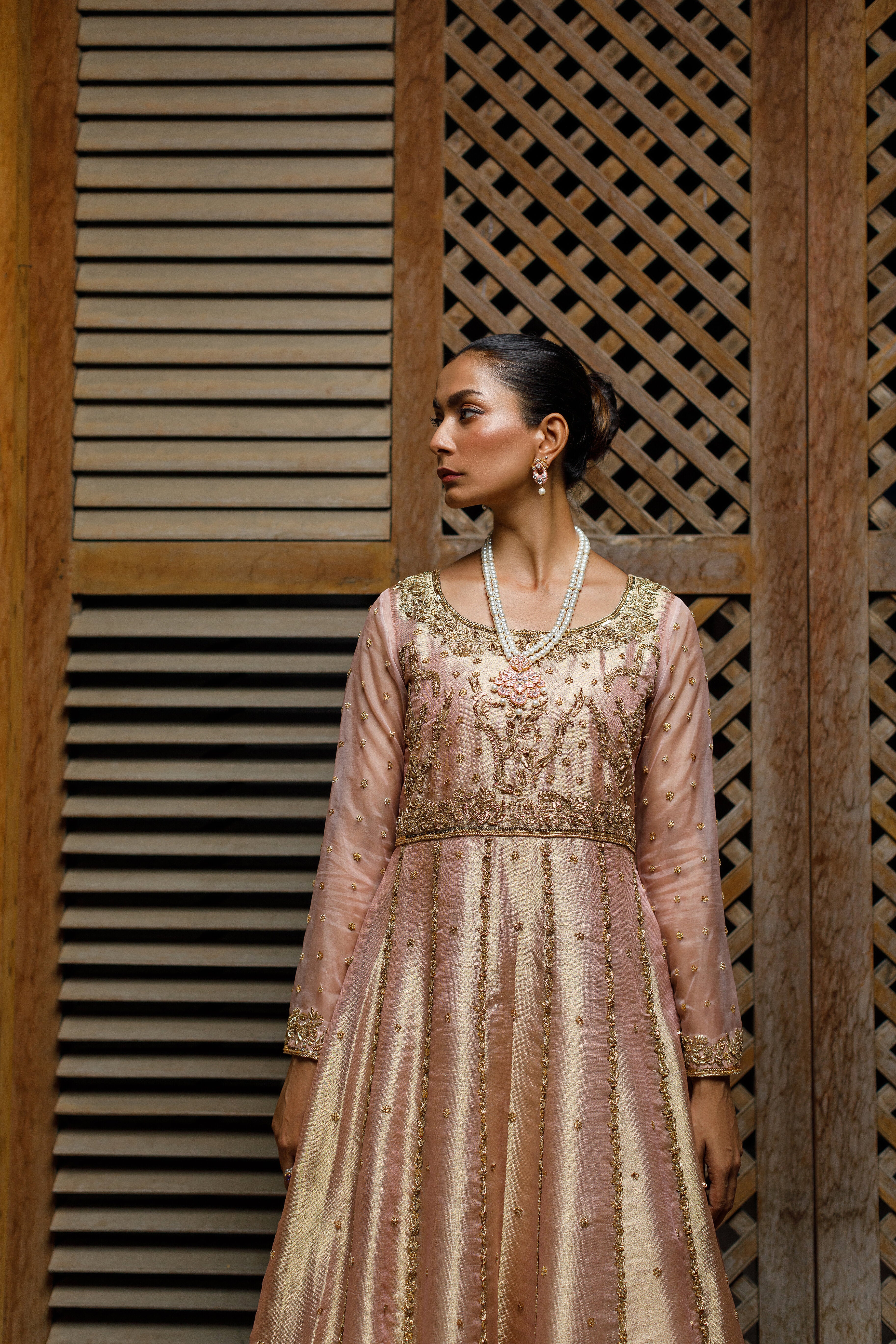 Pink Lama Long Dress