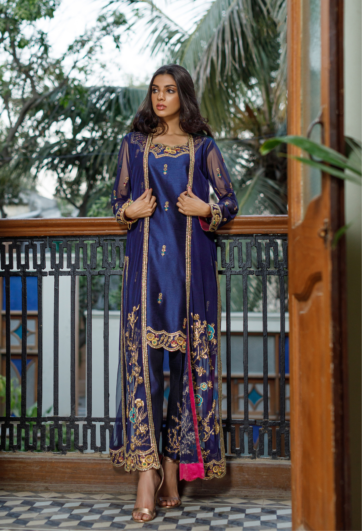 Navy Begum Jacket
