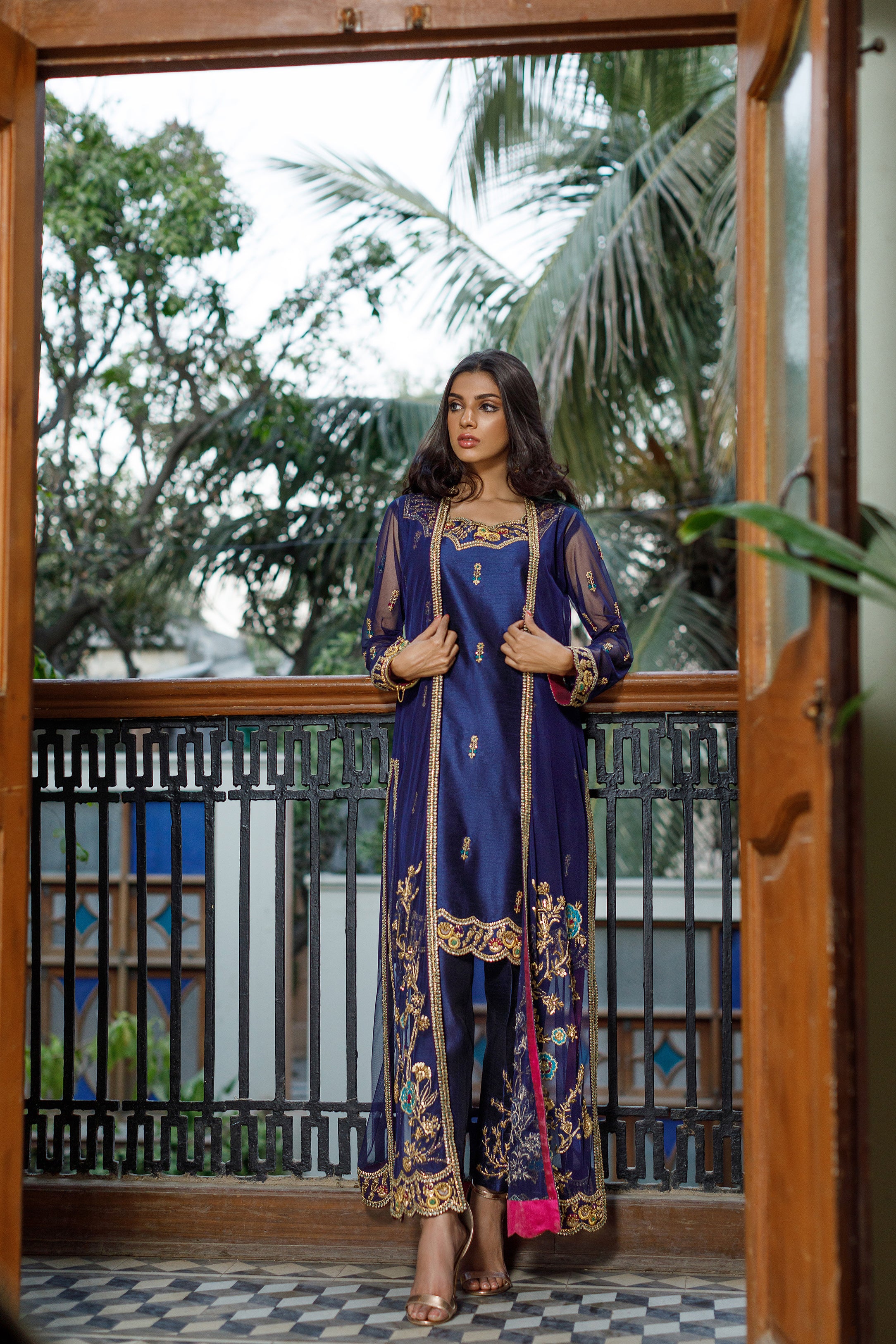 Navy Begum Jacket