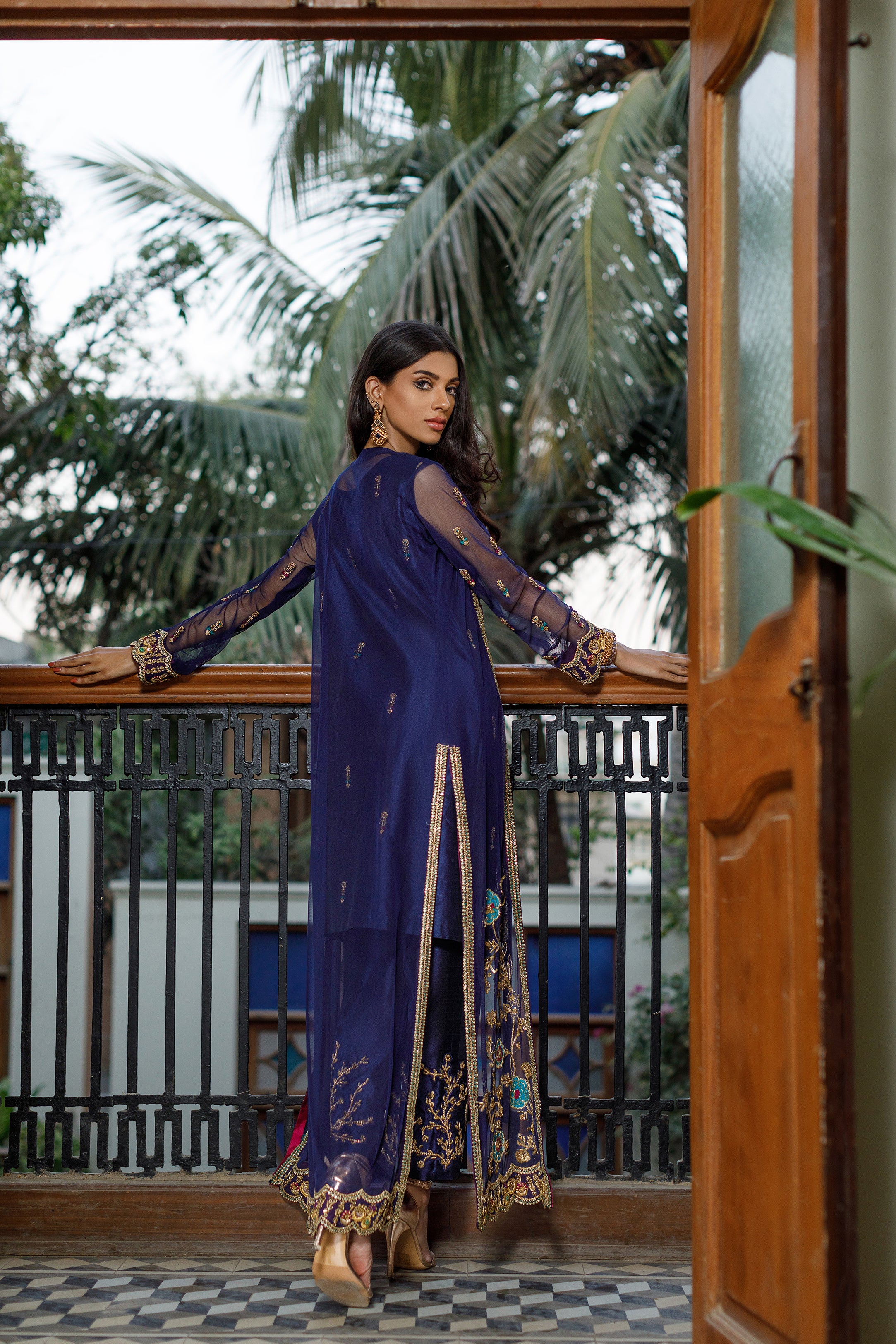 Navy Begum Jacket