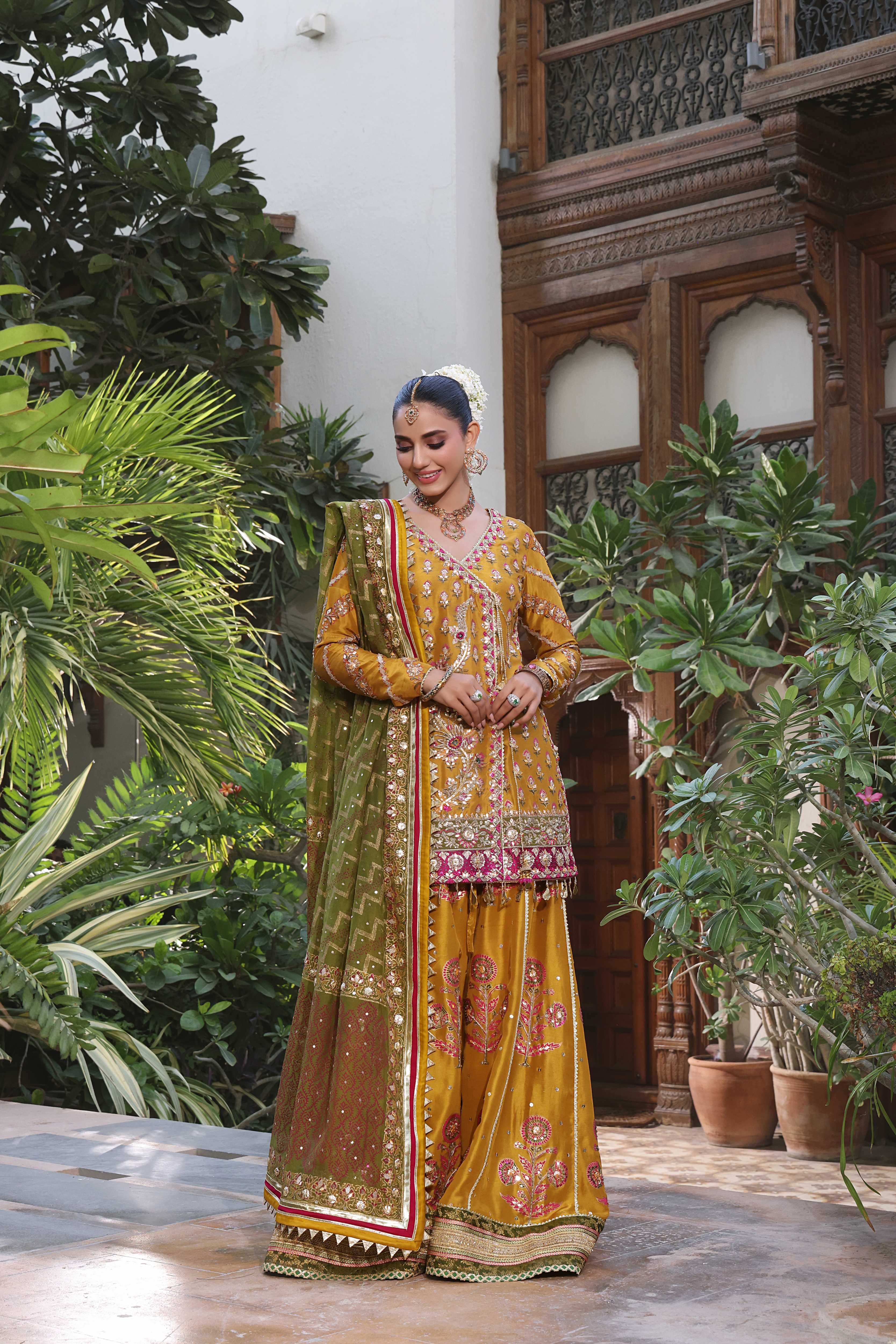 Nur e Amber Pallazo Set