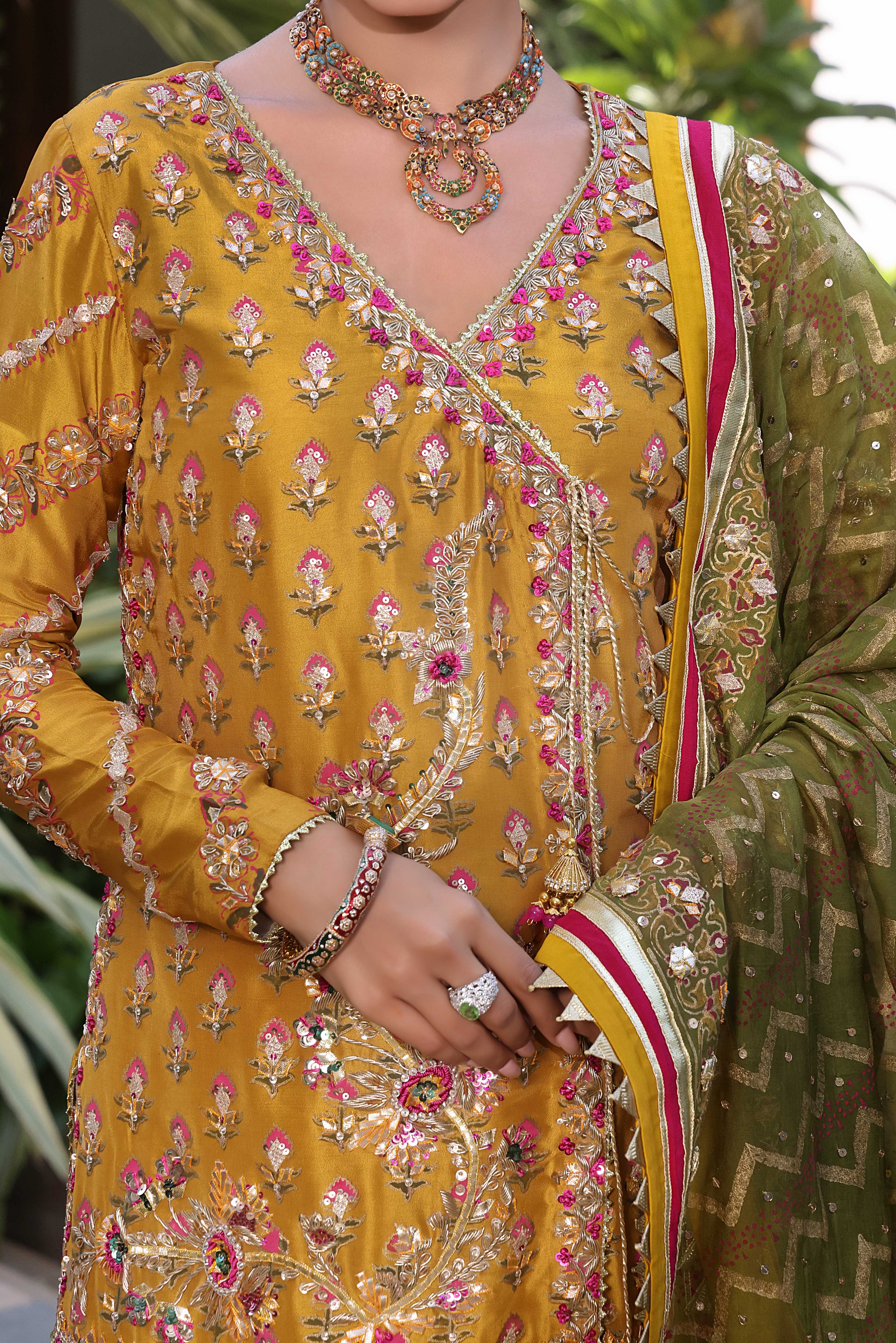 Nur e Amber Pallazo Set