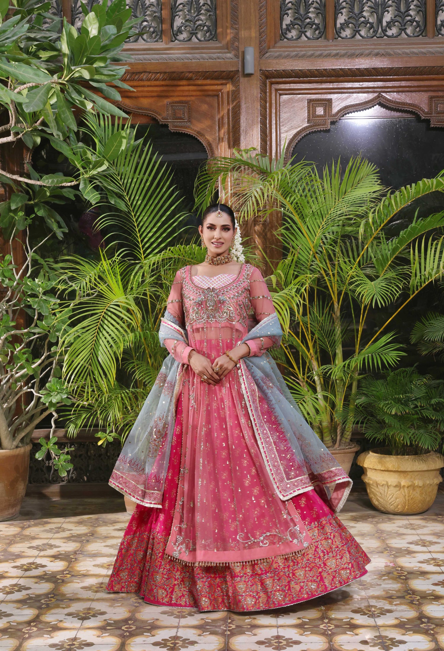 Bubble Pink Nur Anarkali