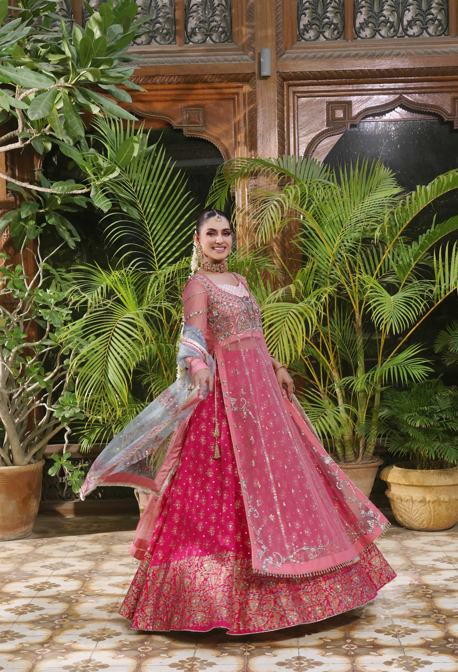 Bubble Pink Nur Anarkali