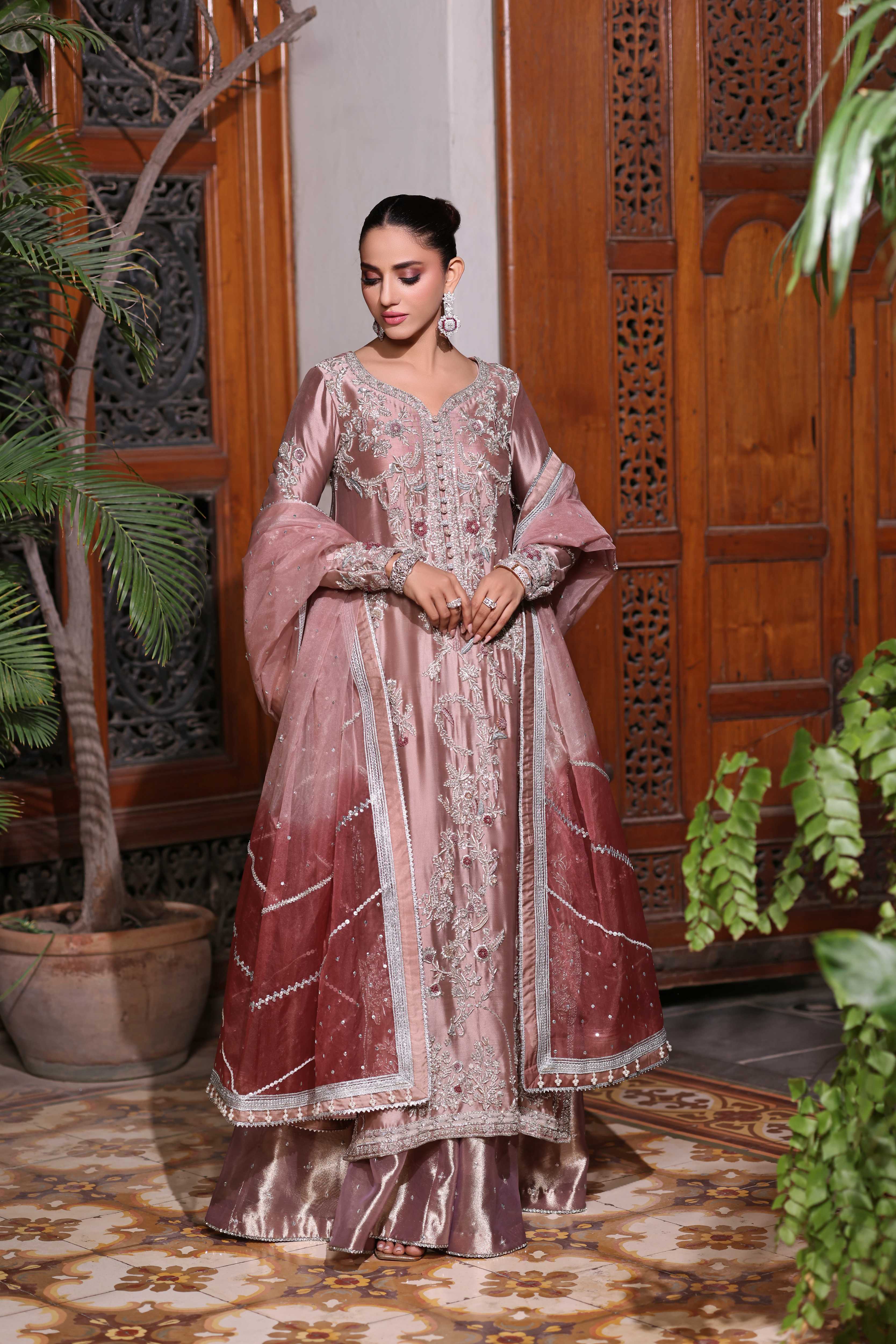 Nude Mocha Luxe Kaftan Set