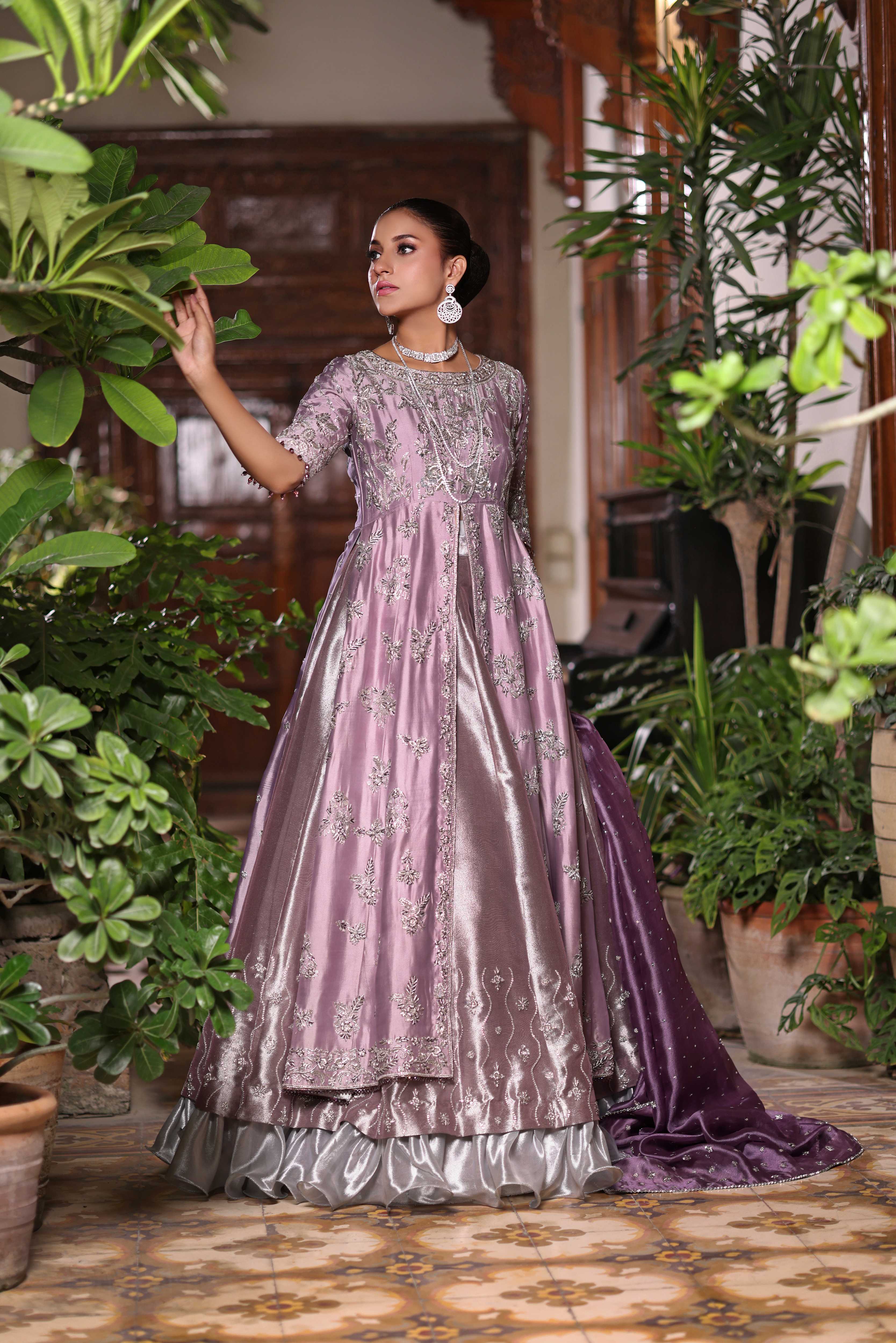 Nur-e-Lilac Lehnga JS
