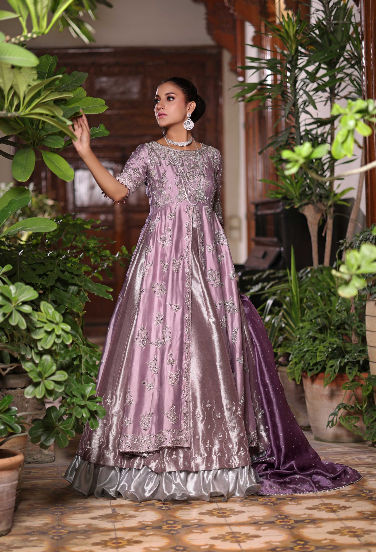 Nur-e-Lilac Lehnga JS
