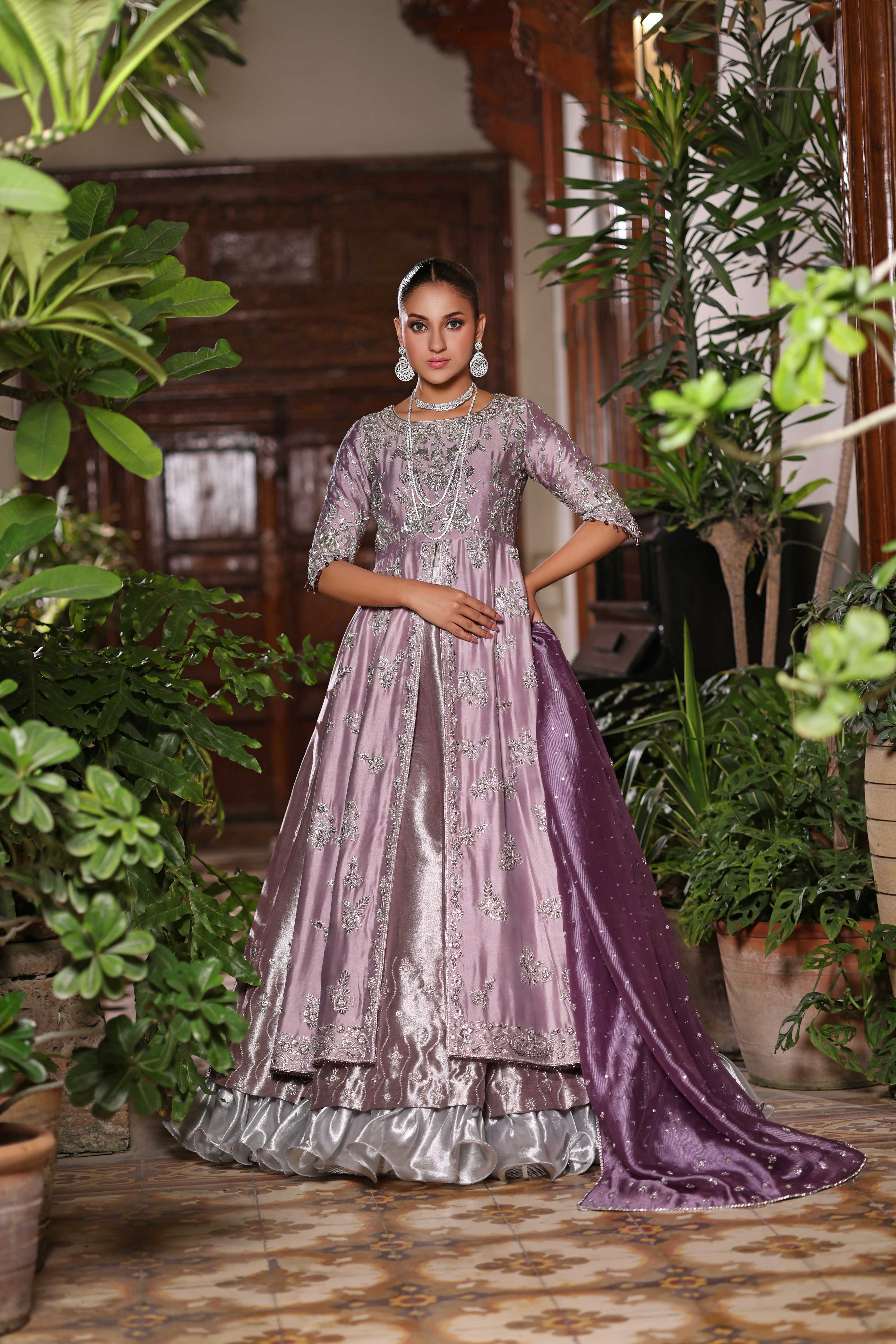 Nur-e-Lilac Lehnga JS