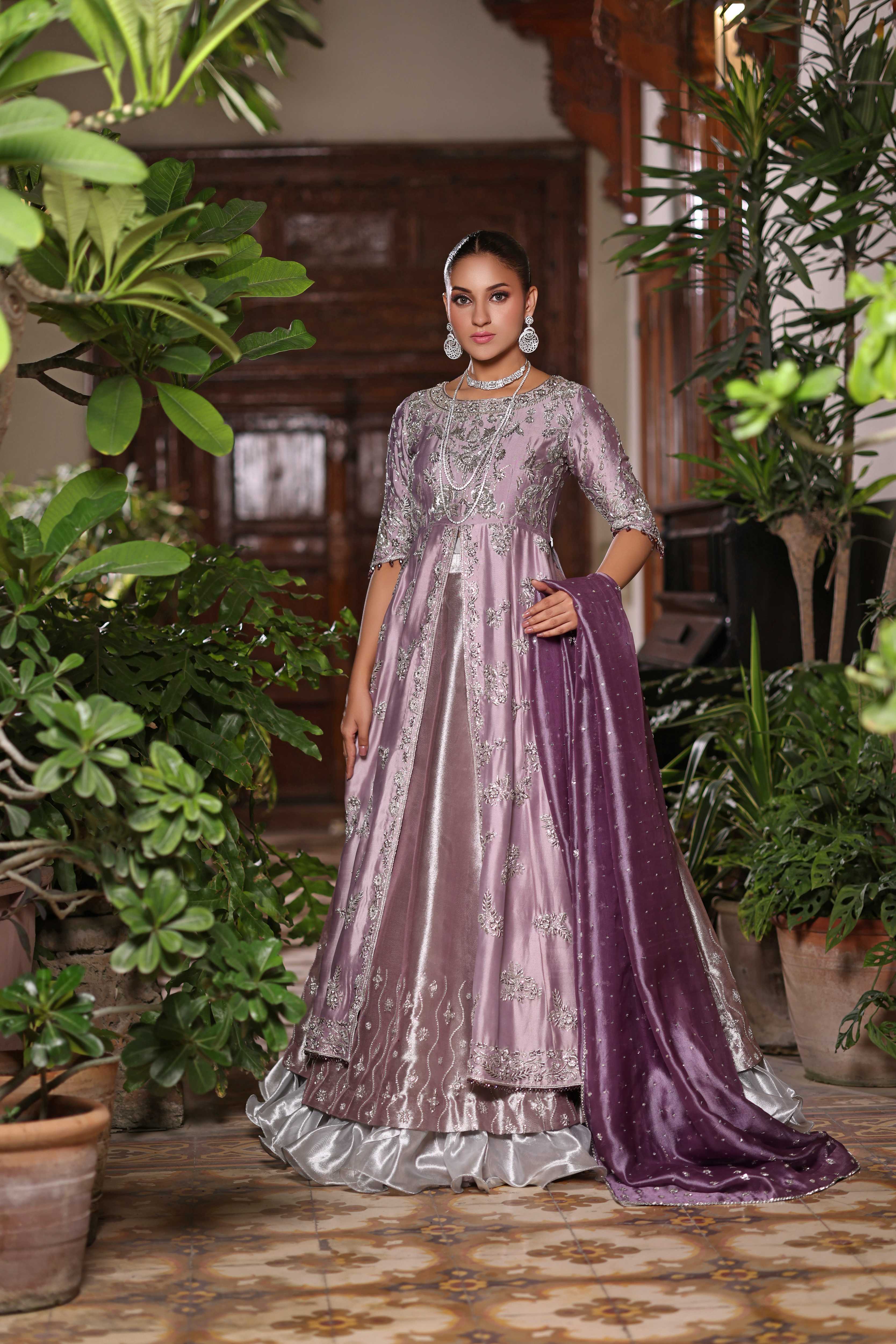 Nur-e-Lilac Lehnga JS