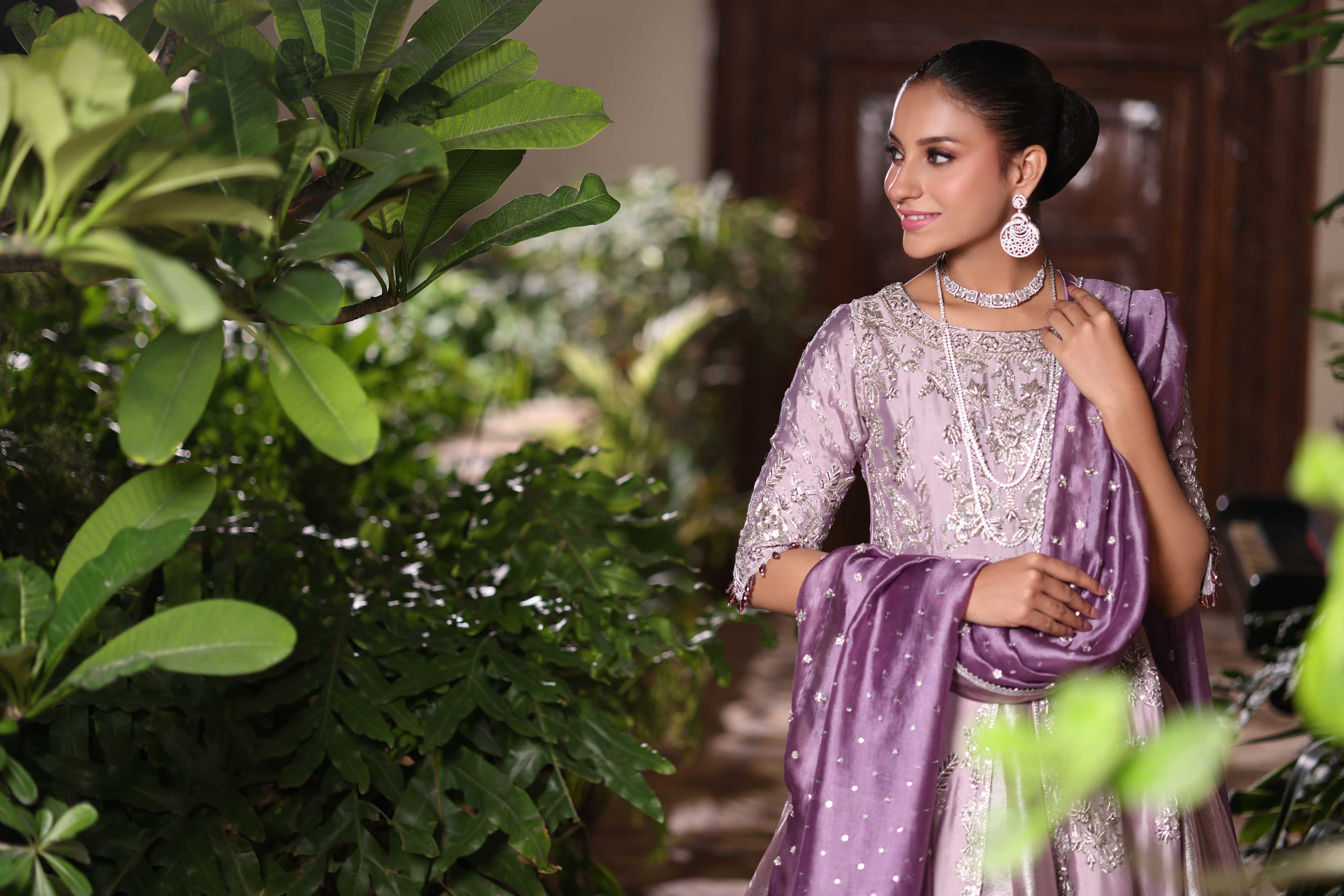 Nur-e-Lilac Lehnga JS