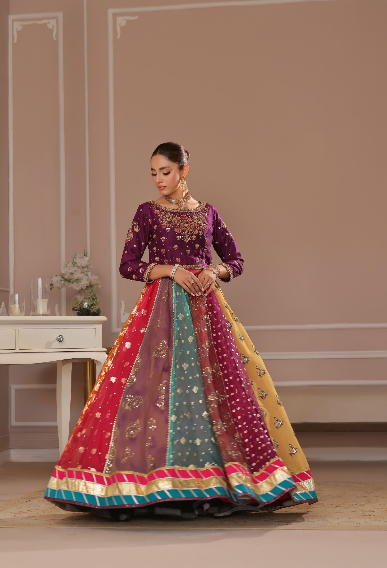 Mahnoor chatapatti Lehnga Set