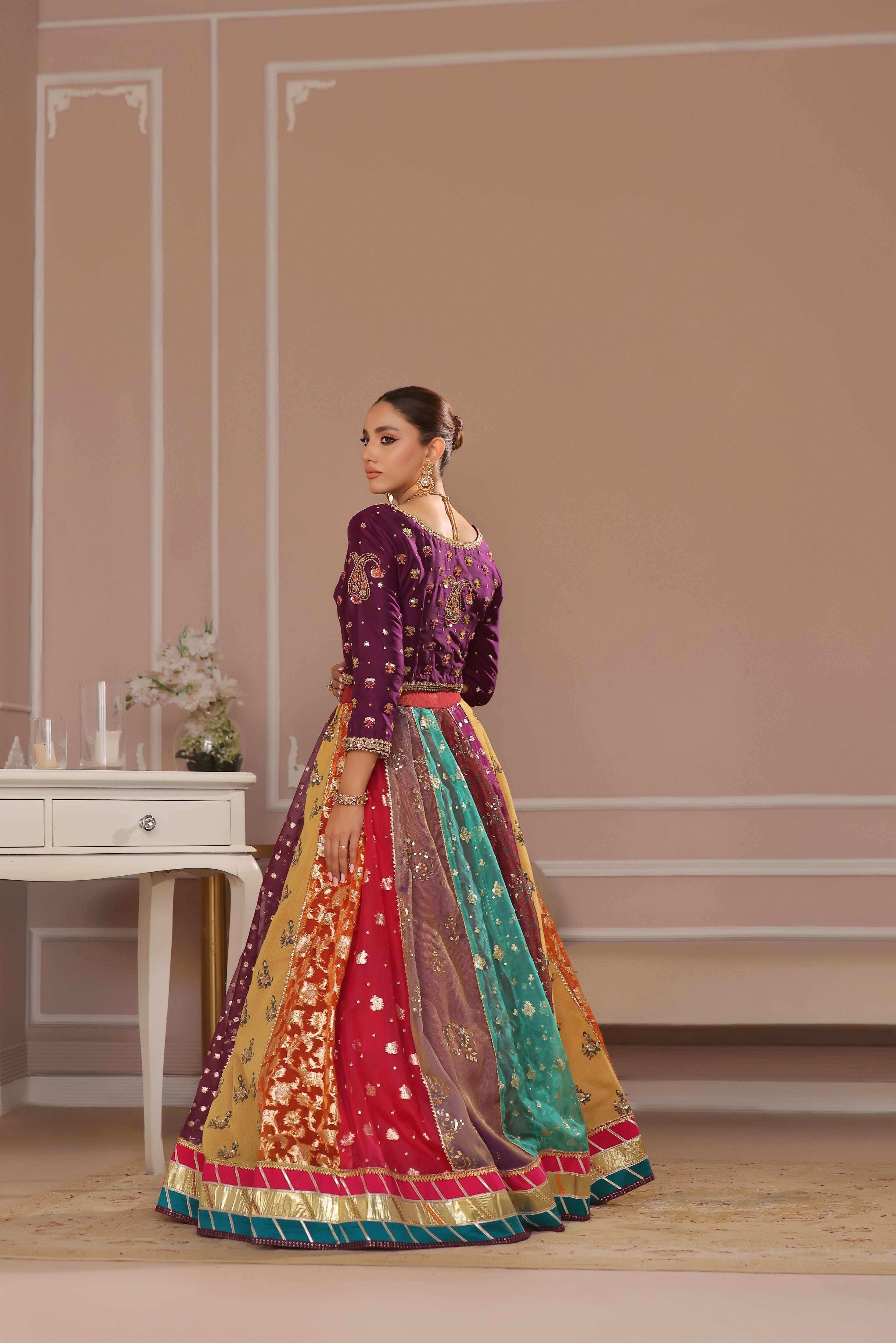 Mahnoor chatapatti Lehnga Set