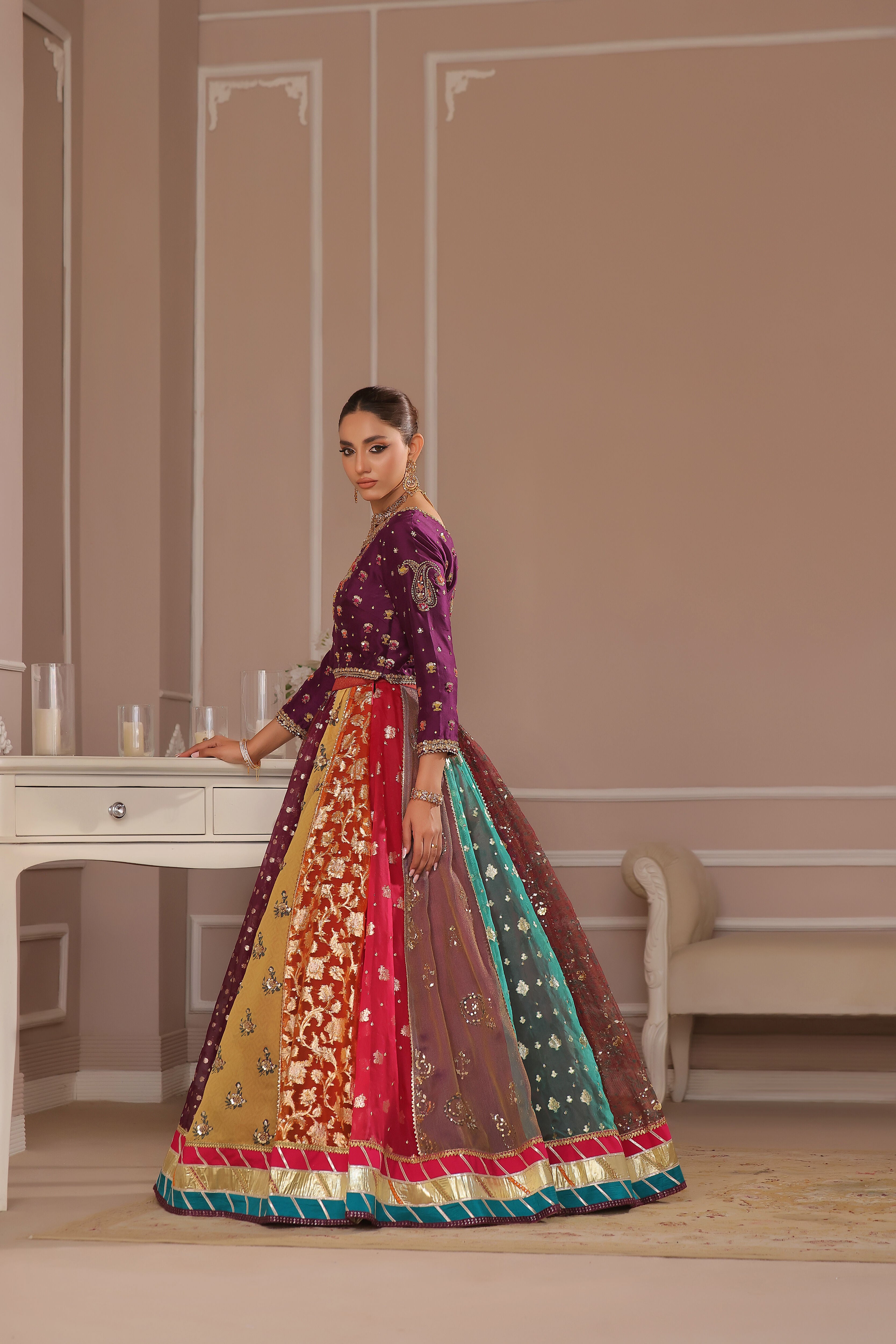 Mahnoor chatapatti Lehnga Set