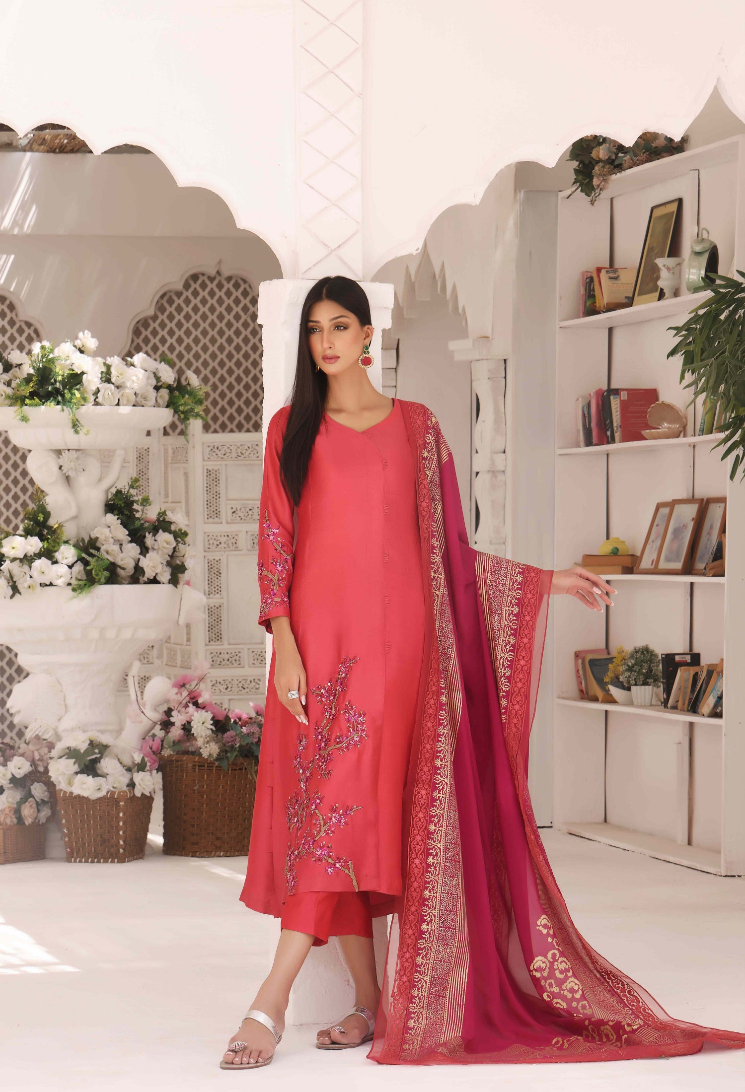 Carrot Pink and Magenta Outfit