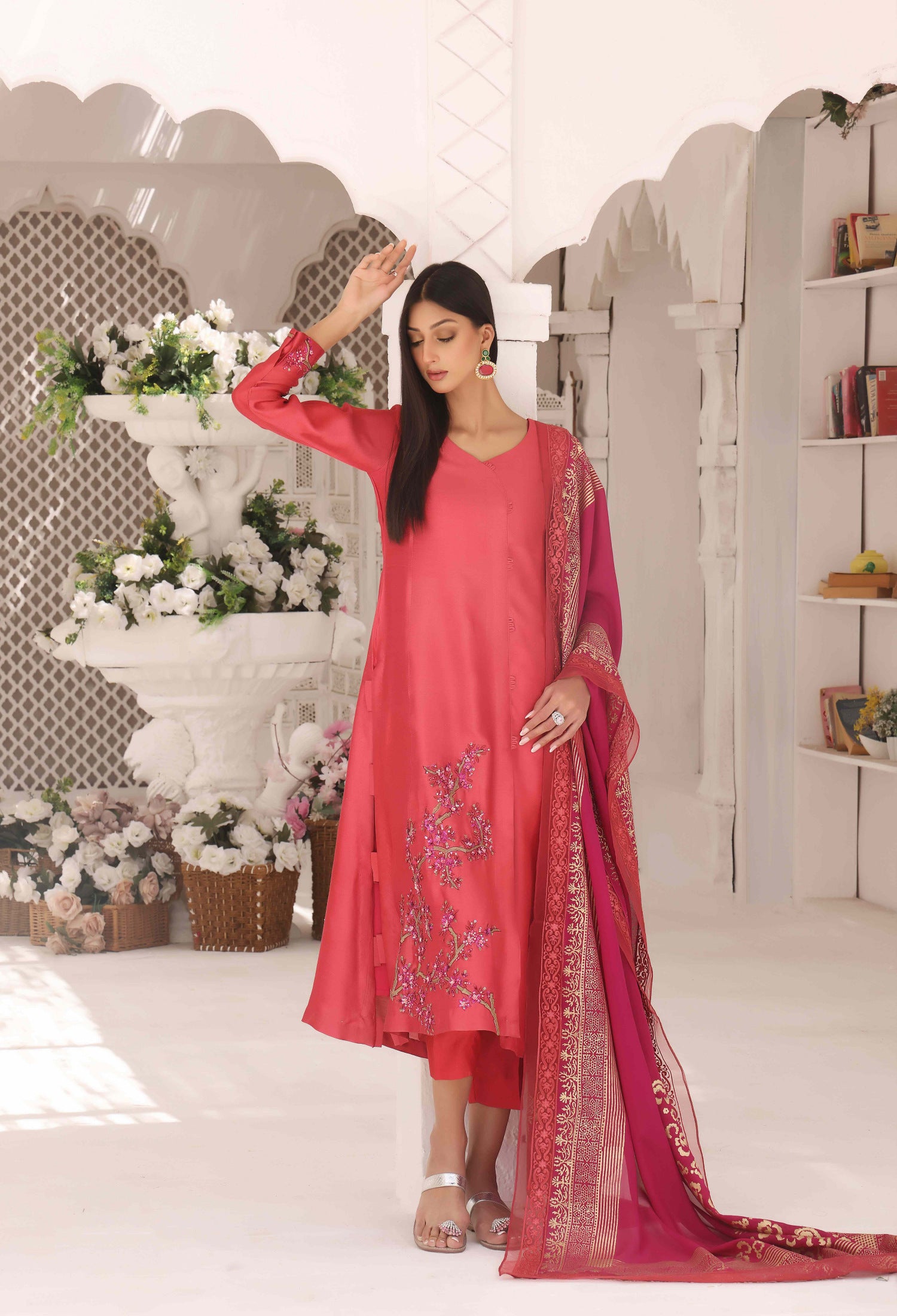 Carrot Pink and Magenta Outfit