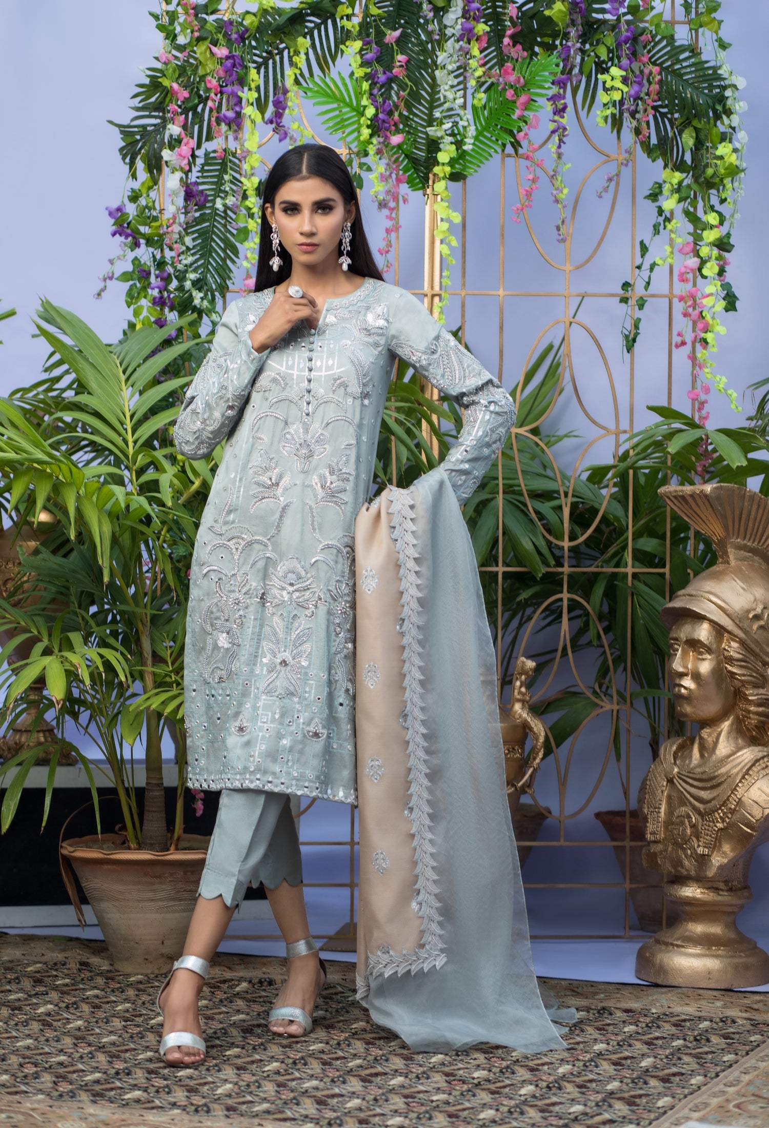 Grey Straight Shirt and pant