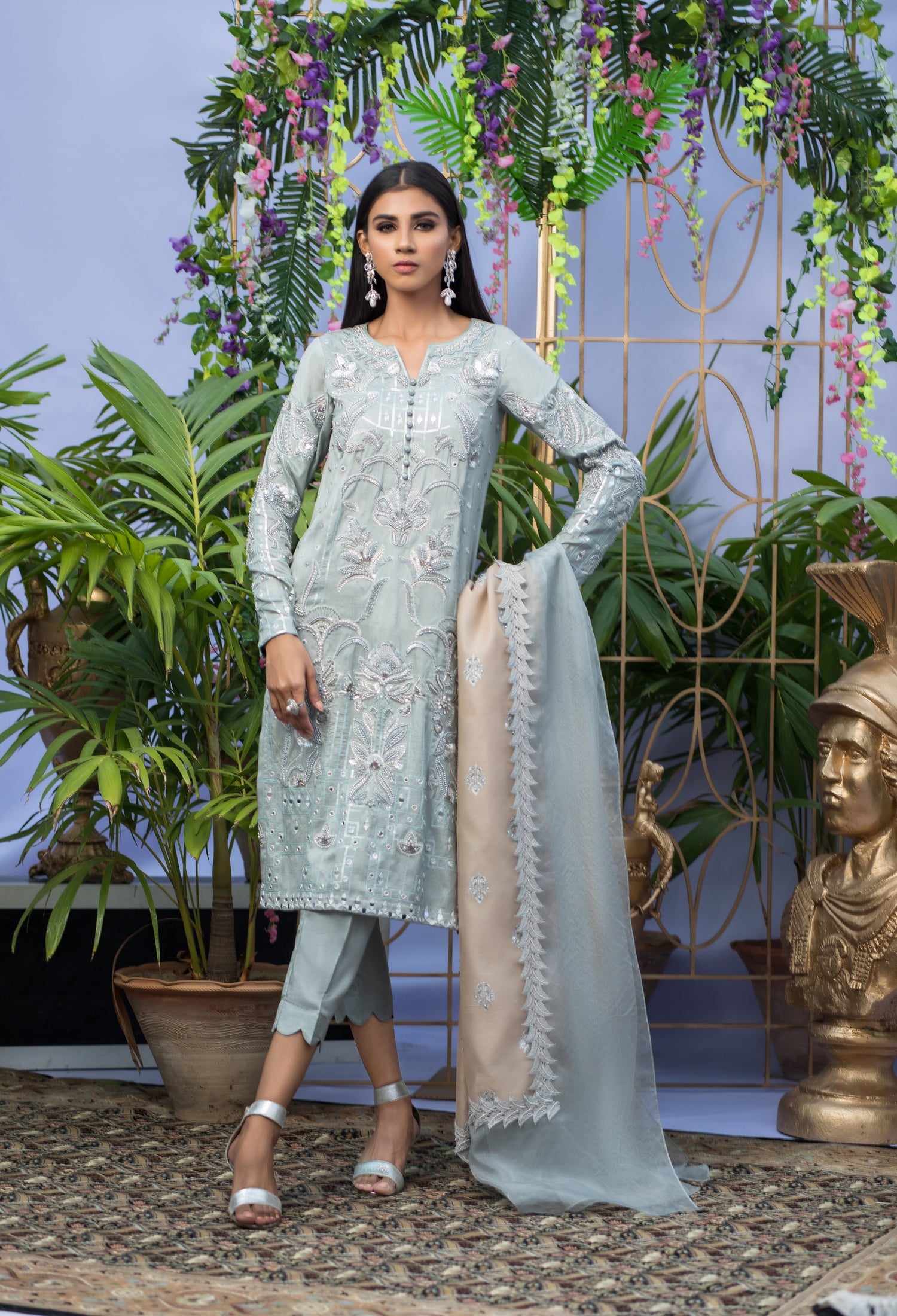 Grey Straight Shirt and pant