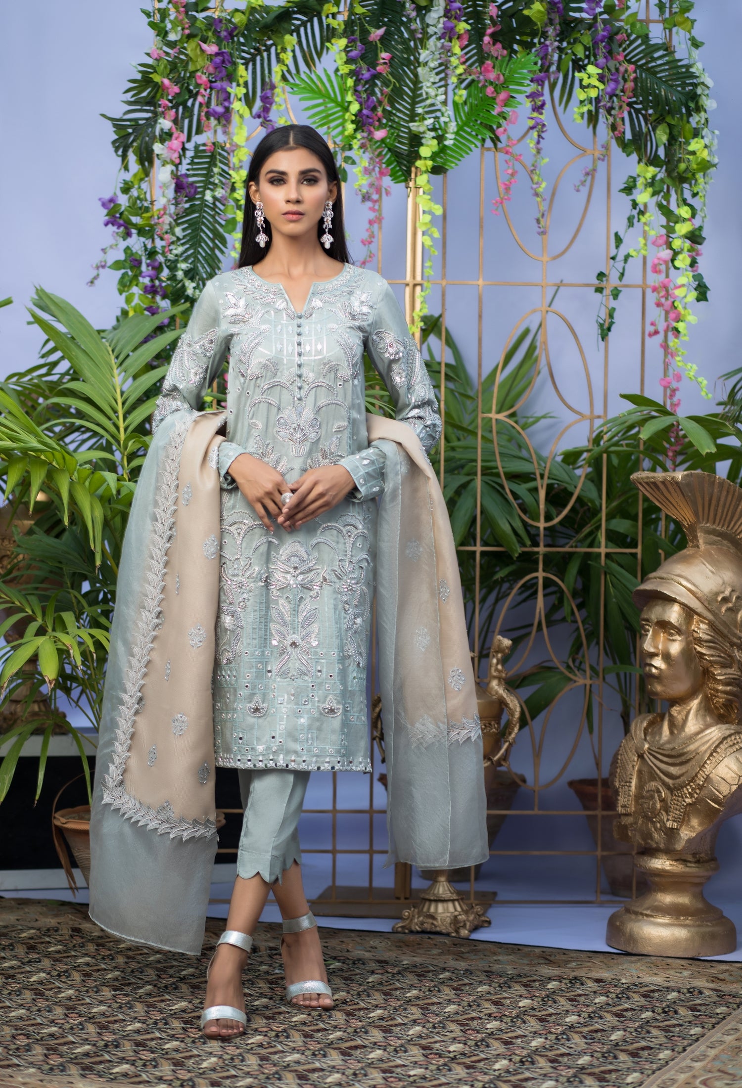 Grey Straight Shirt and pant