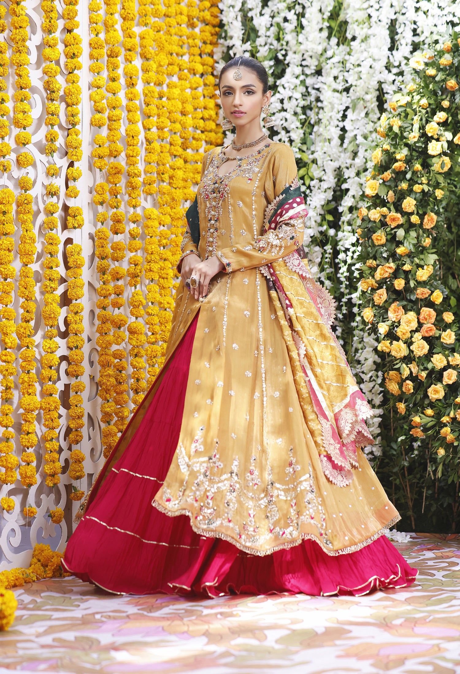 Mustard Mehsuri Jacket