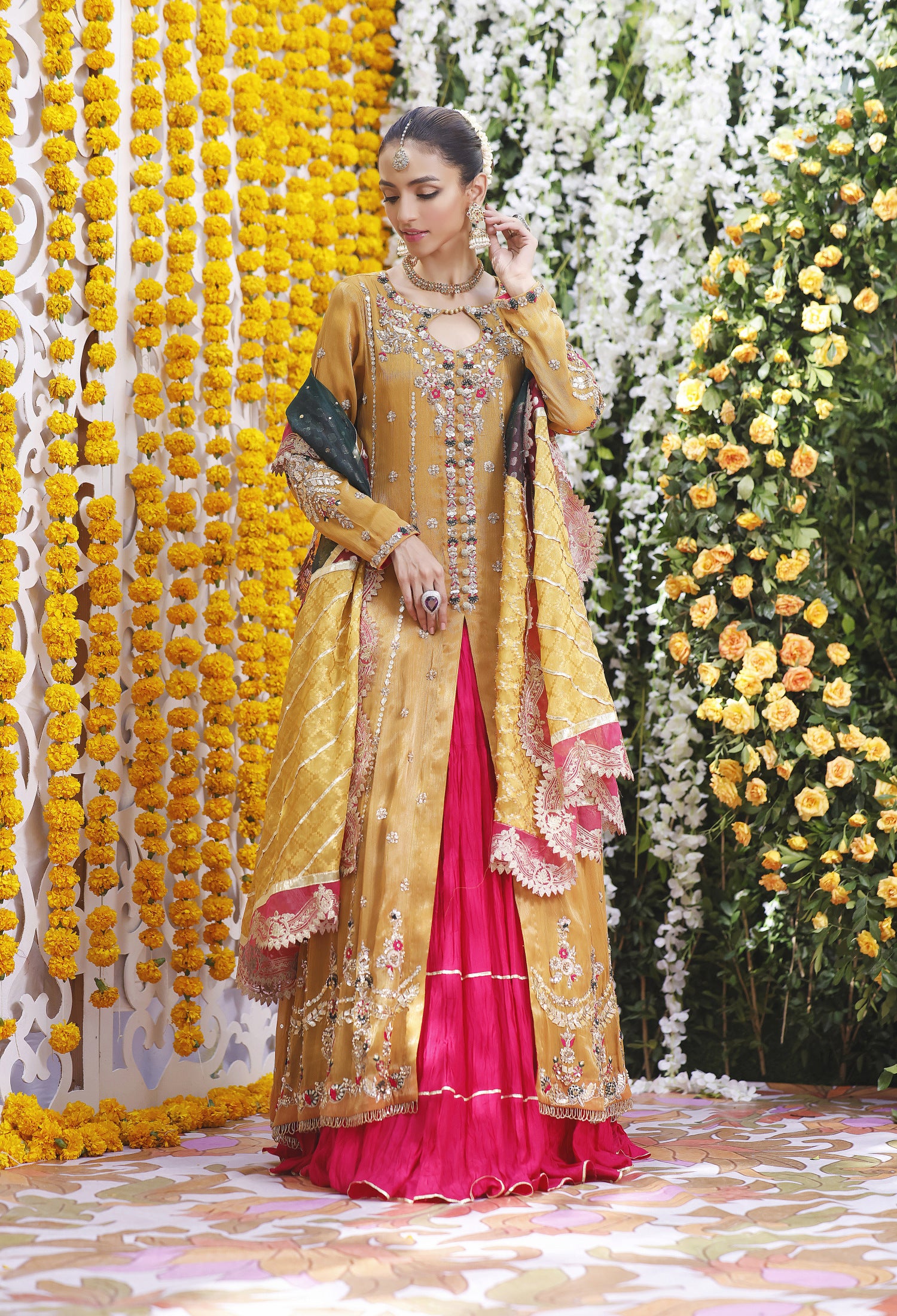 Mustard Mehsuri Jacket