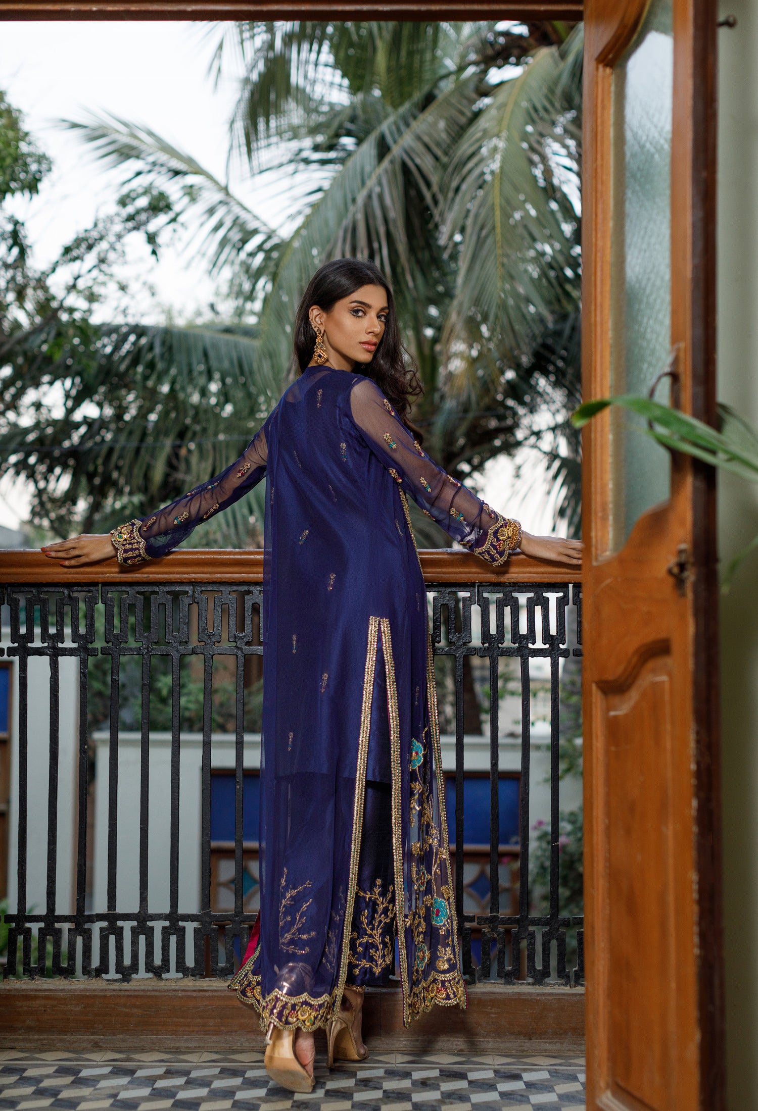 Navy Begum Jacket