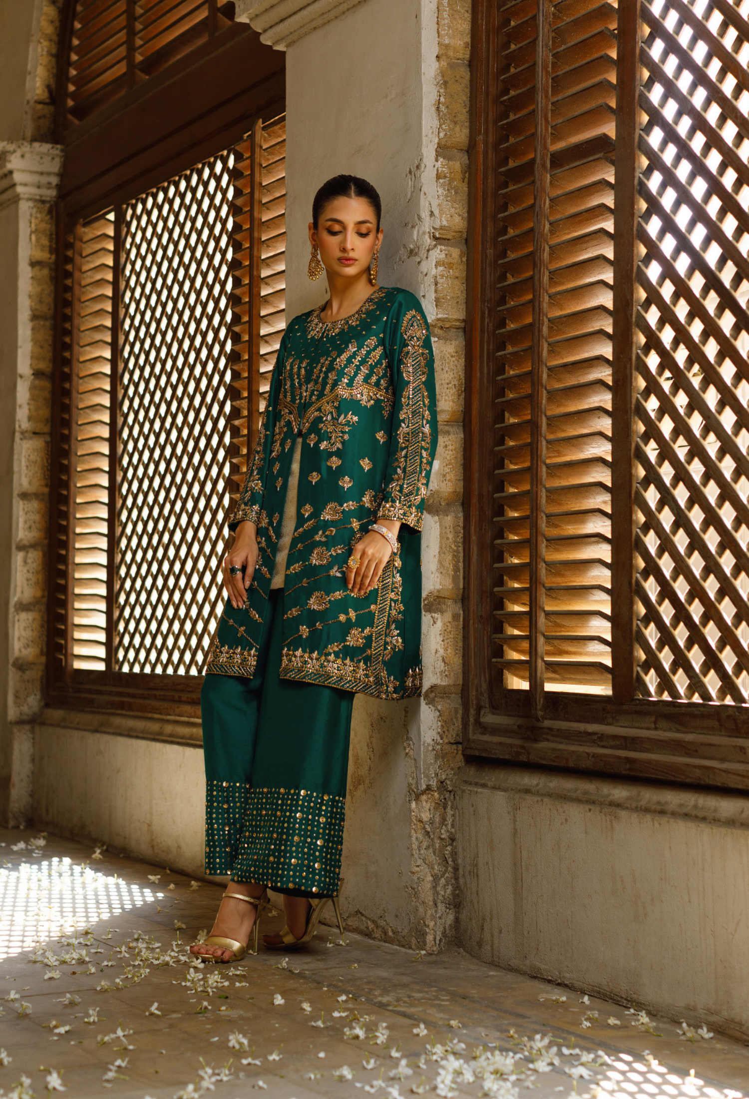 Emerald Green Zohra Jacket