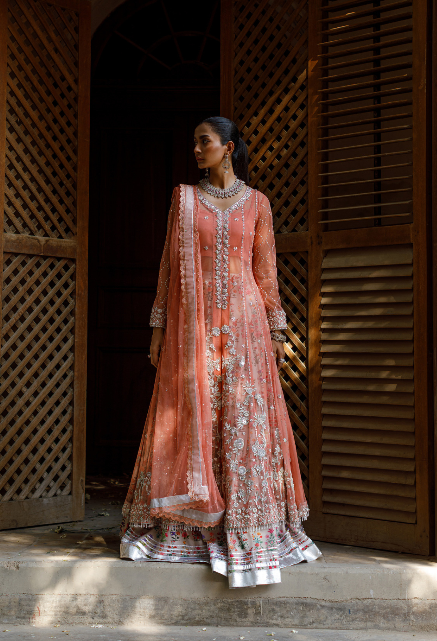 Burnt Peach Zohra Jacket