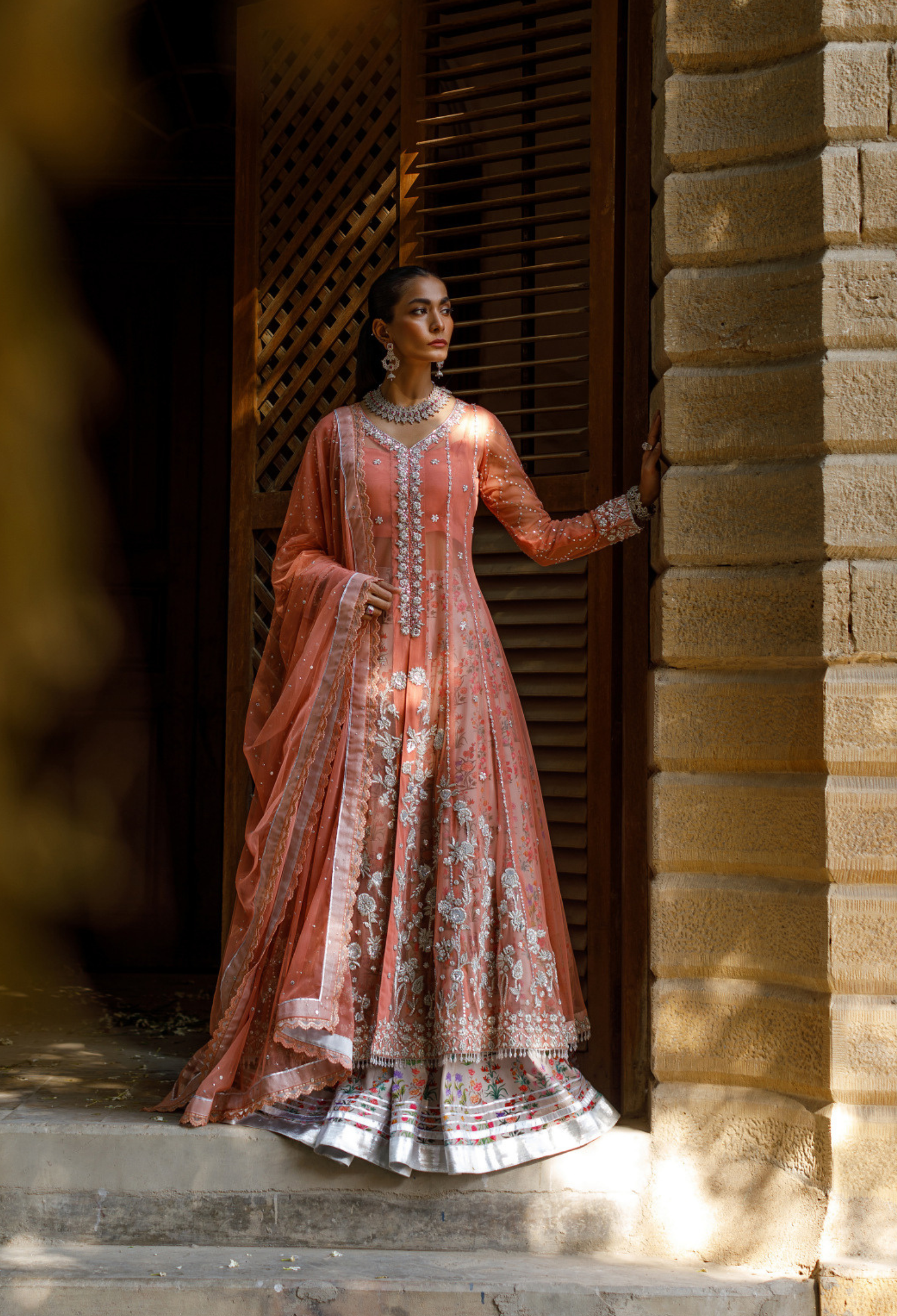 Burnt Peach Zohra Jacket