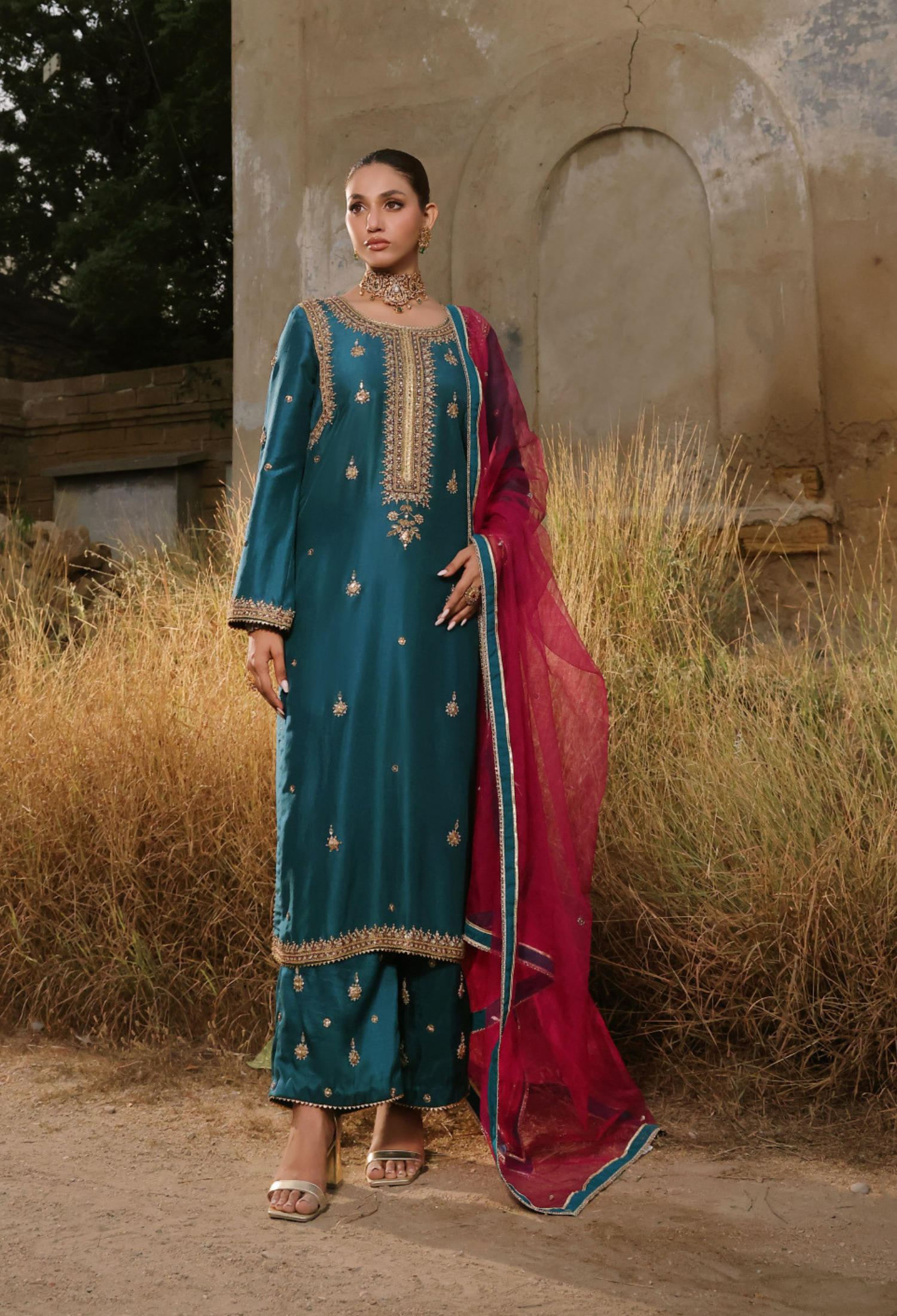 Teal Maroori set