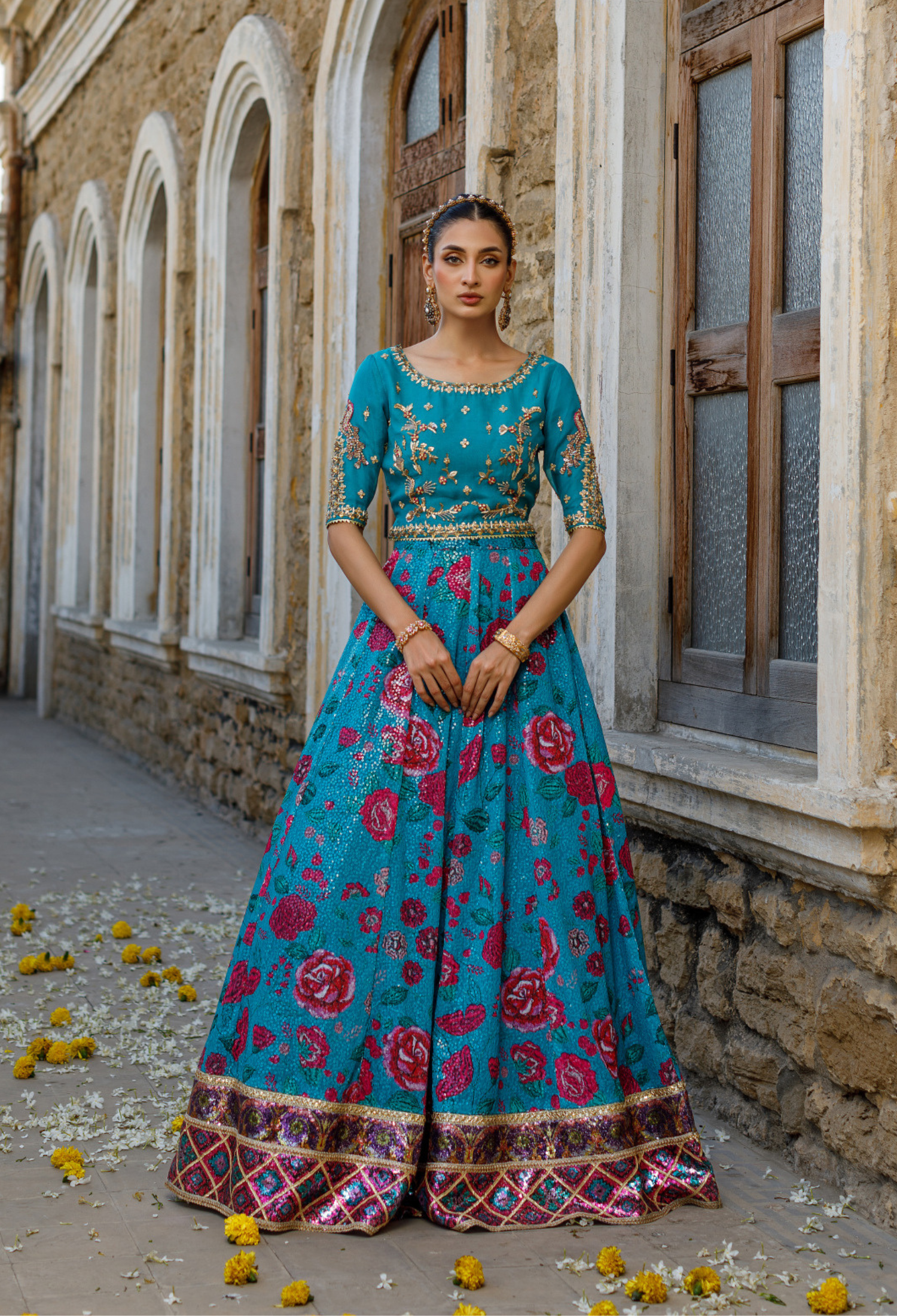 Turquoise Zohra Floral LC