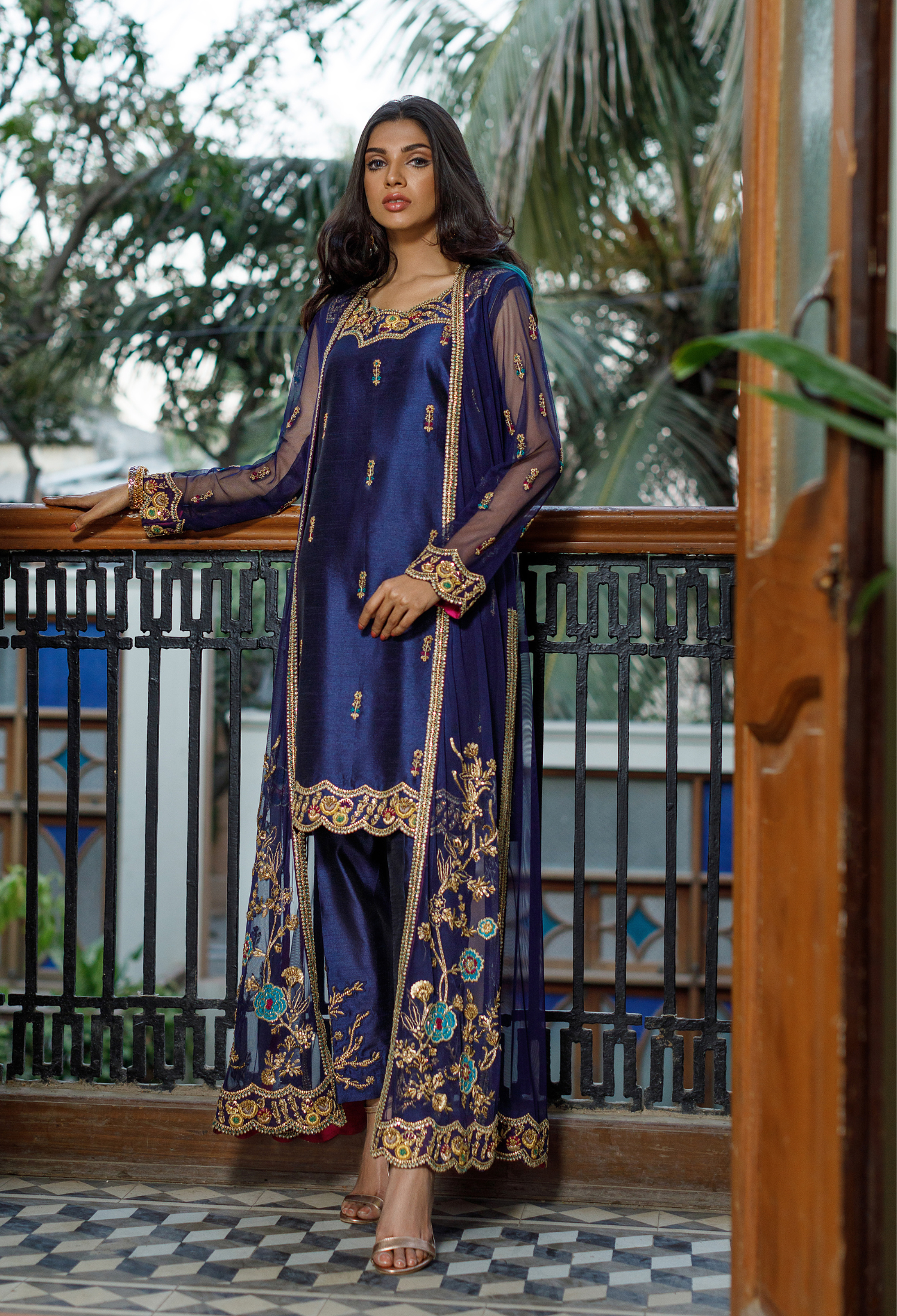 Navy Begum Jacket